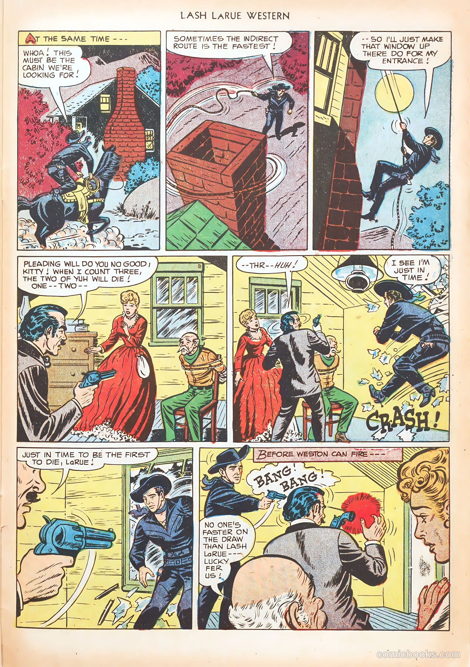 Lash LaRue Western #20 — page 31 of 36
