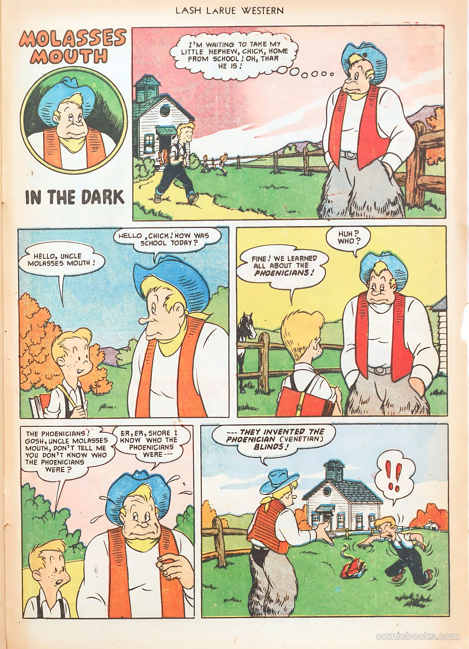 Lash LaRue Western #20 — page 33 of 36