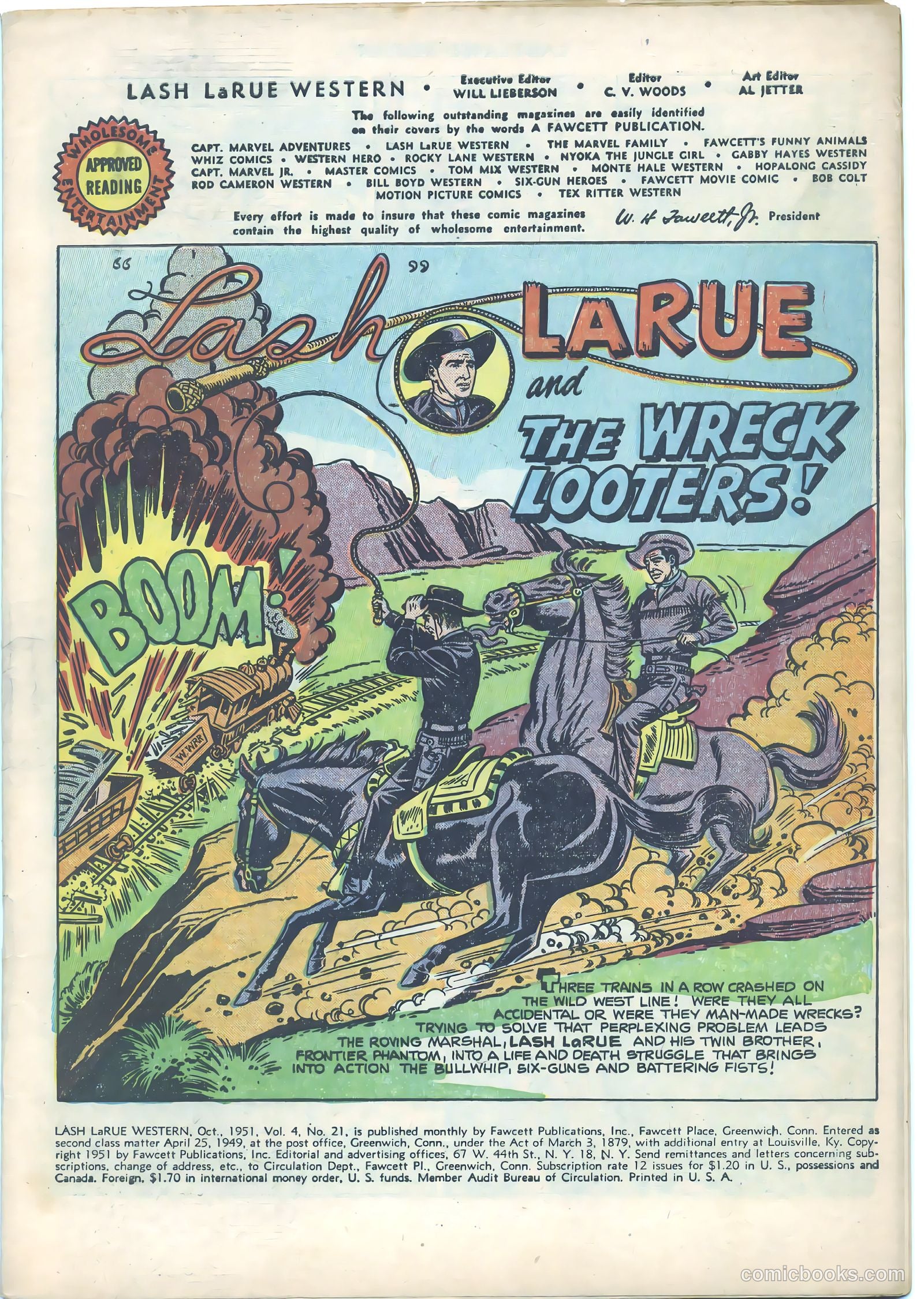 Lash LaRue Western #21 — page 3 of 36