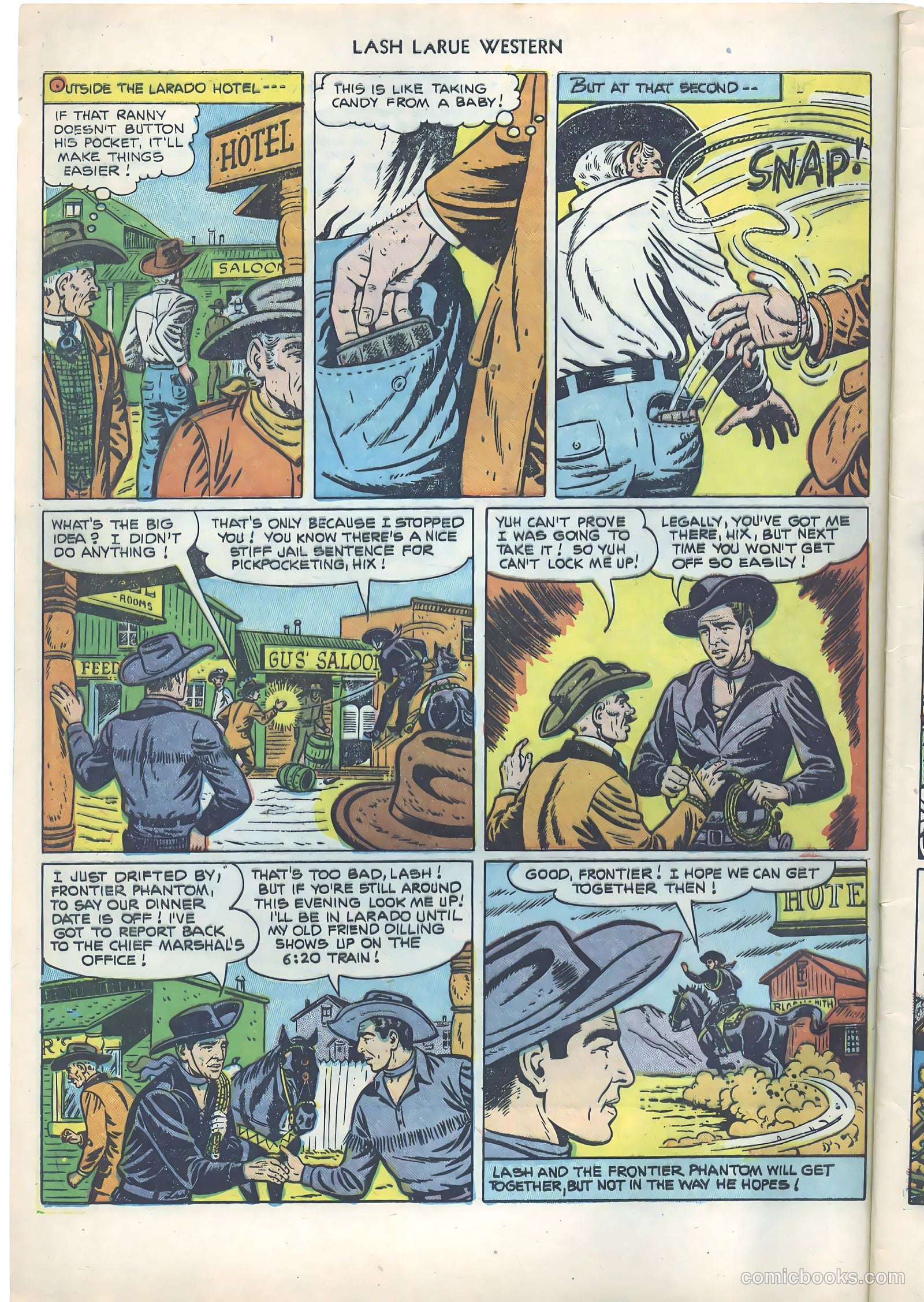Lash LaRue Western #21 — page 4 of 36