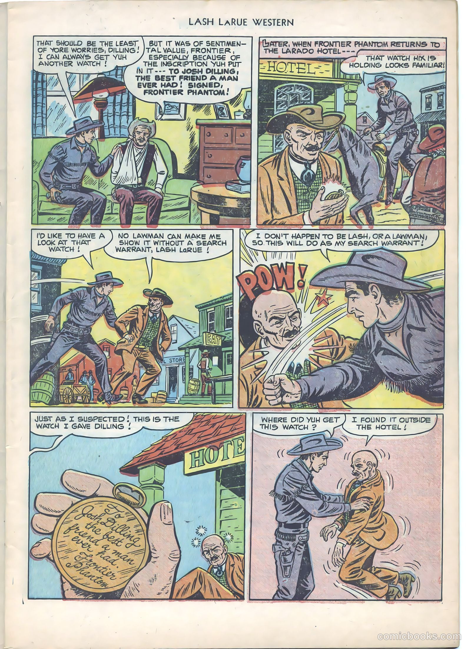 Lash LaRue Western #21 — page 7 of 36