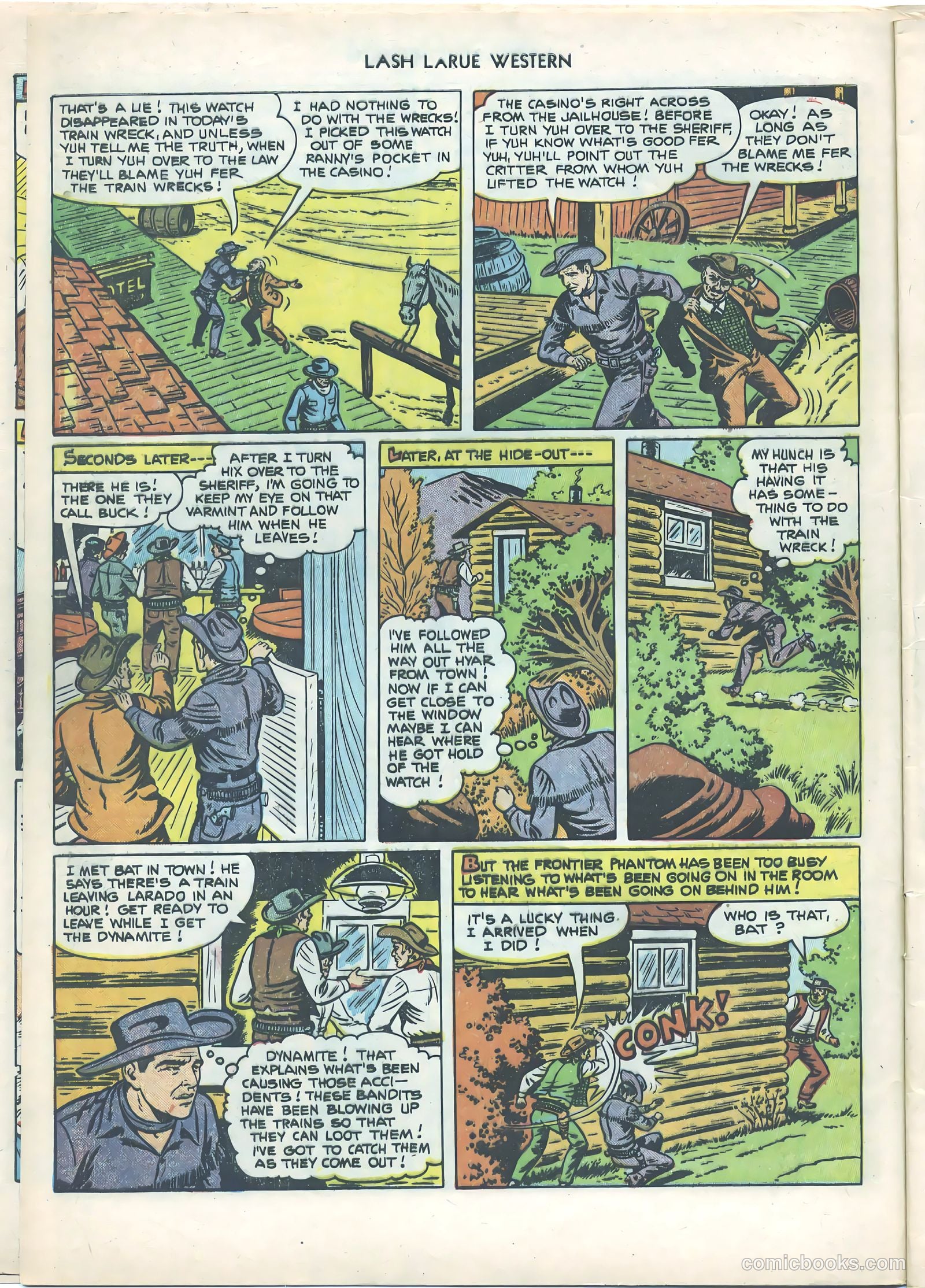 Lash LaRue Western #21 — page 8 of 36
