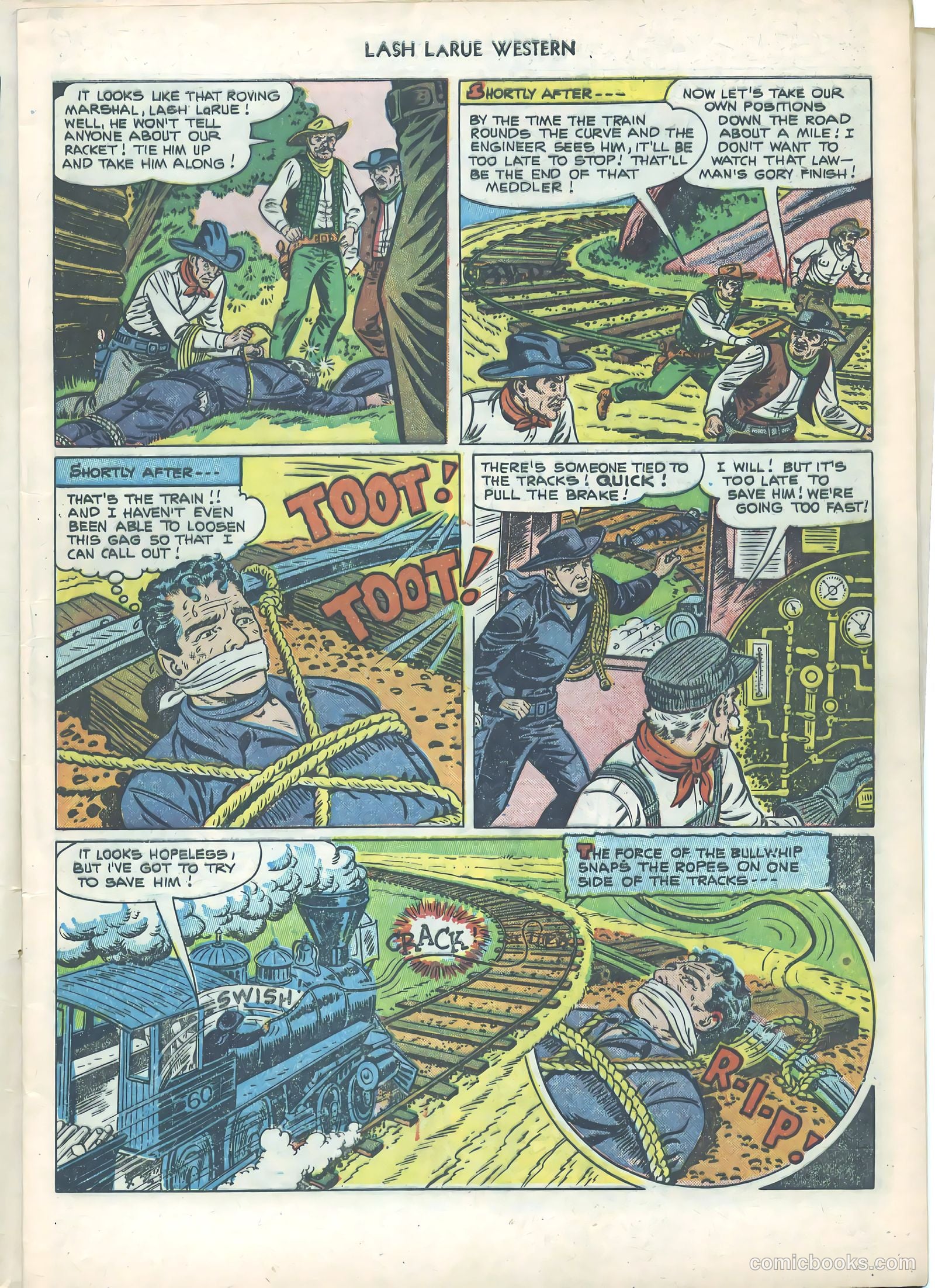 Lash LaRue Western #21 — page 9 of 36