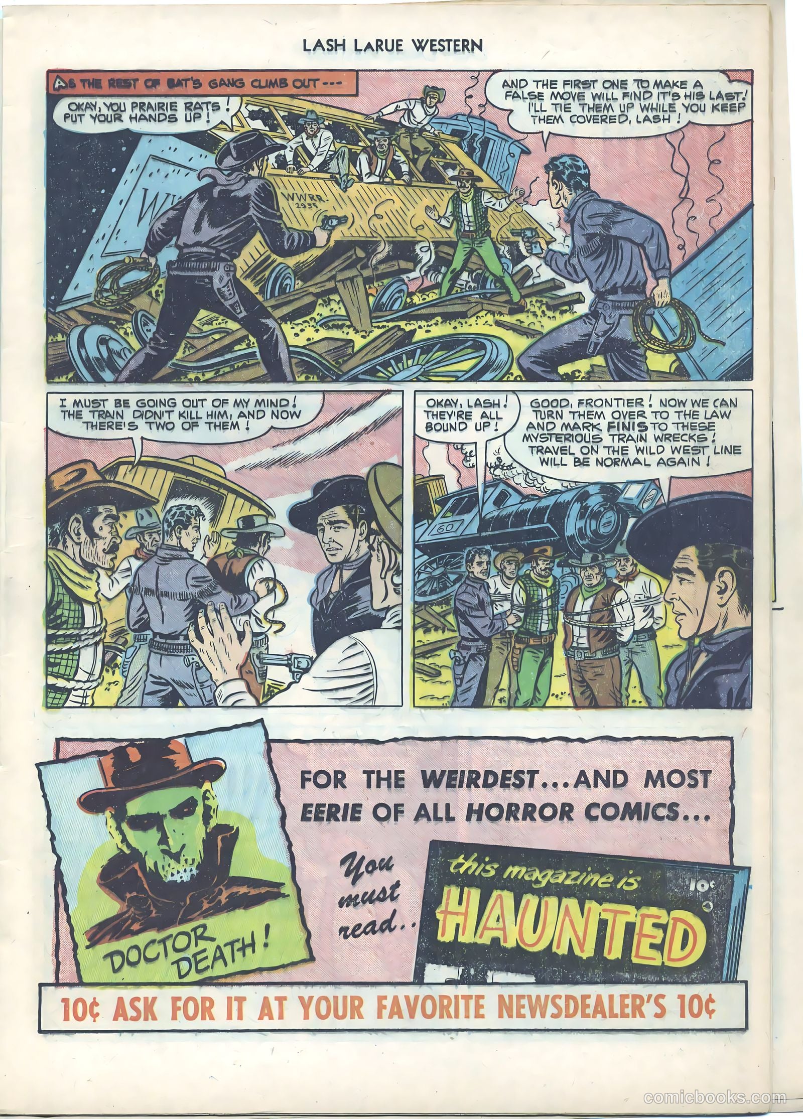 Lash LaRue Western #21 — page 13 of 36