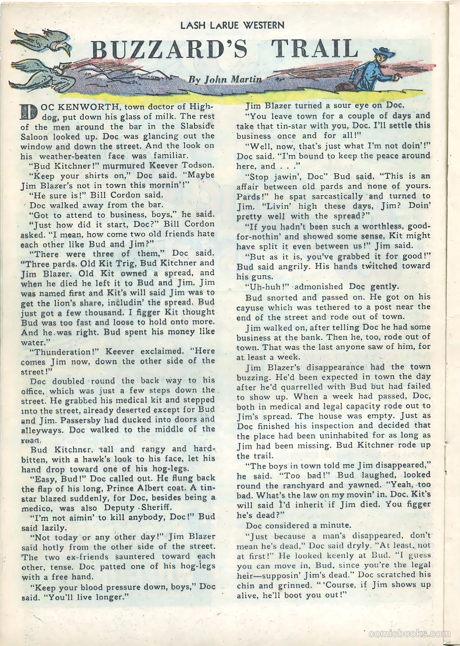 Lash LaRue Western #21 — page 16 of 36