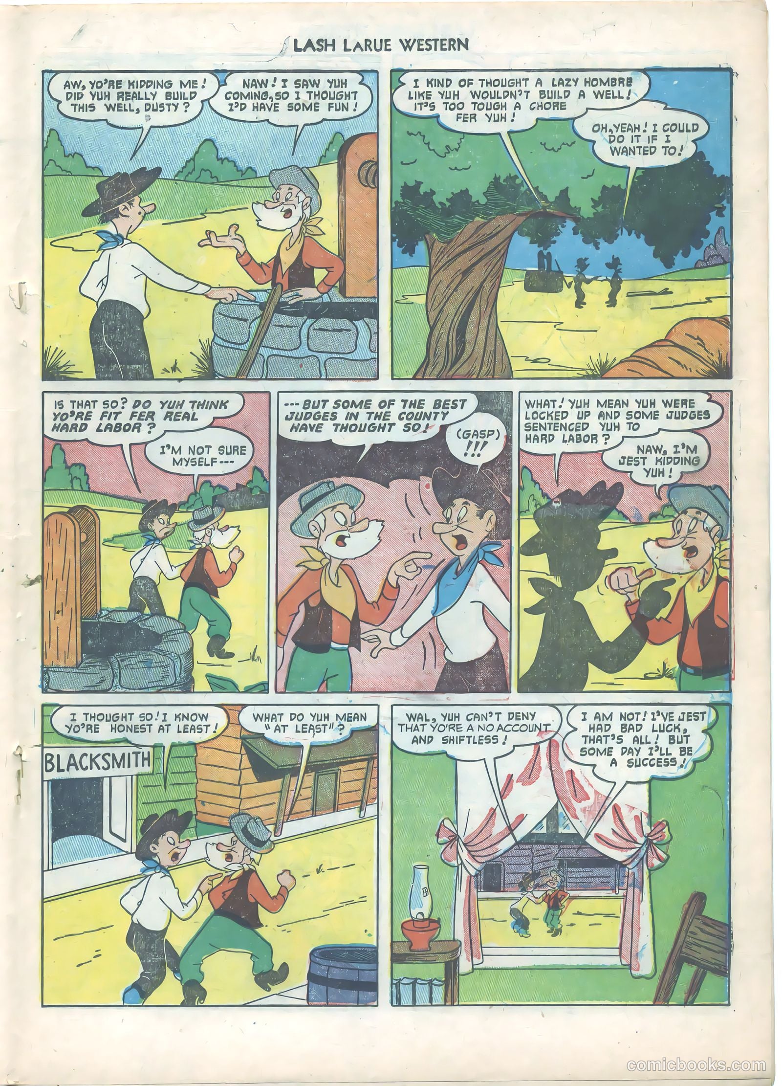 Lash LaRue Western #21 — page 19 of 36