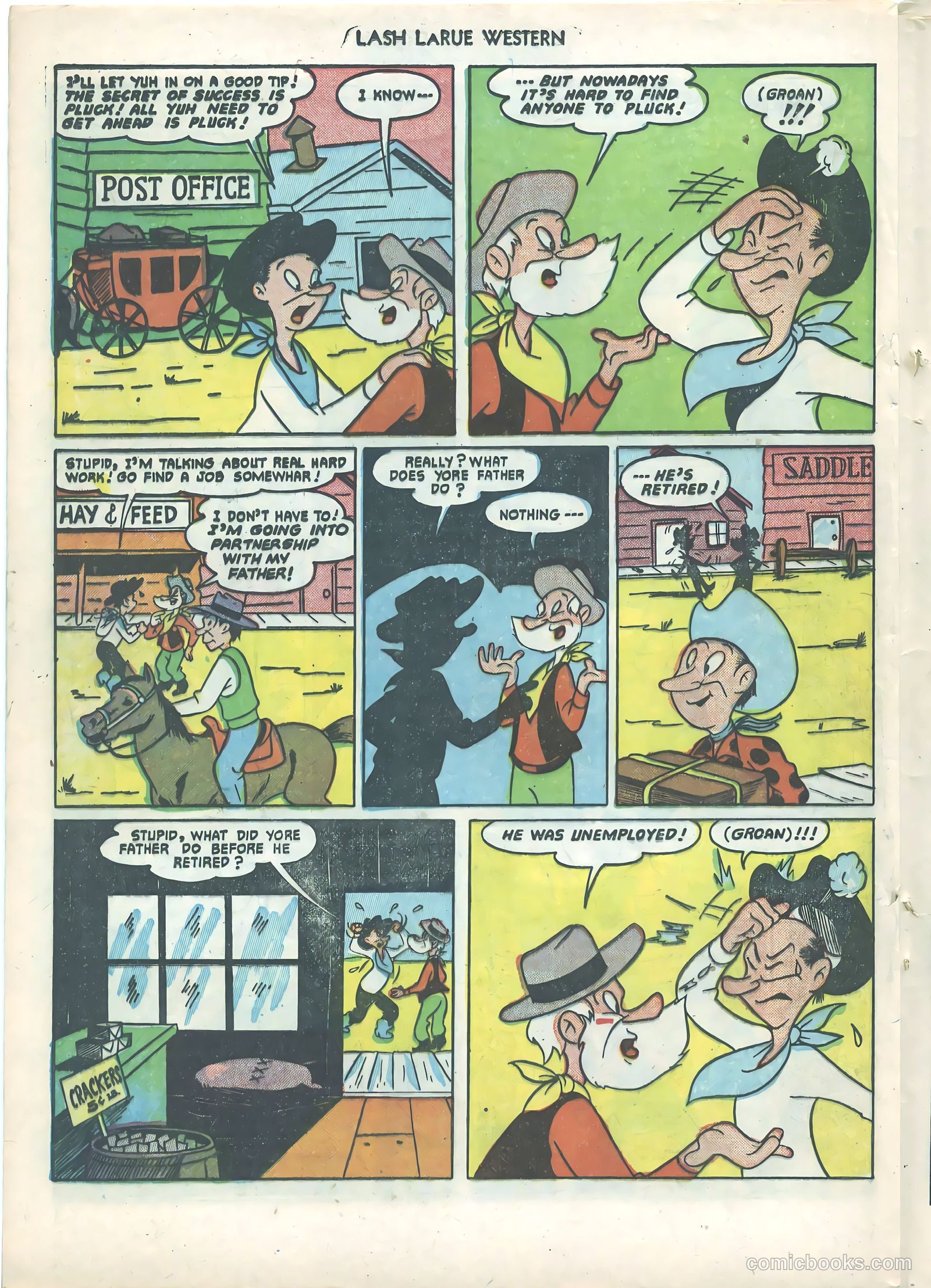 Lash LaRue Western #21 — page 20 of 36