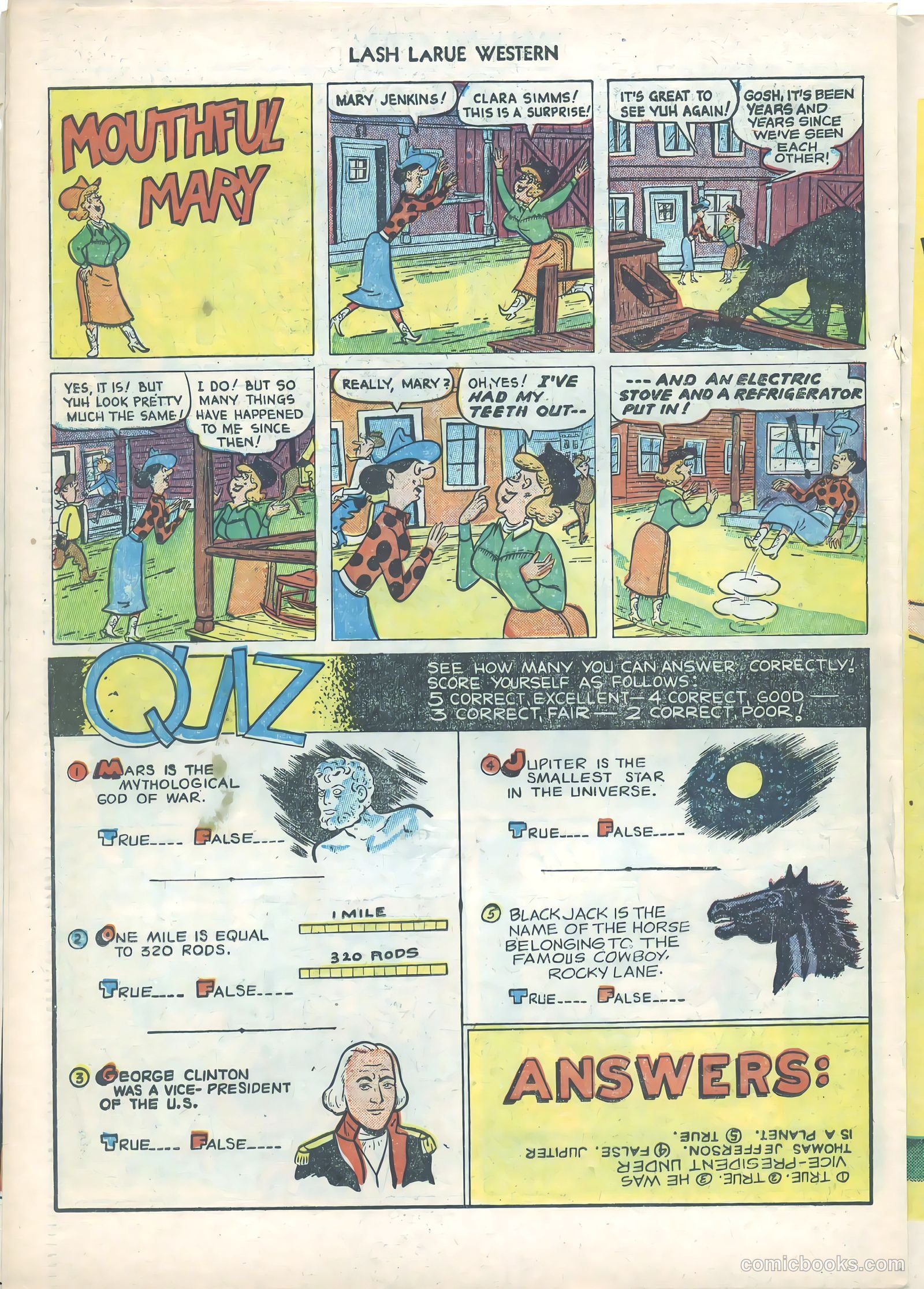 Lash LaRue Western #21 — page 22 of 36