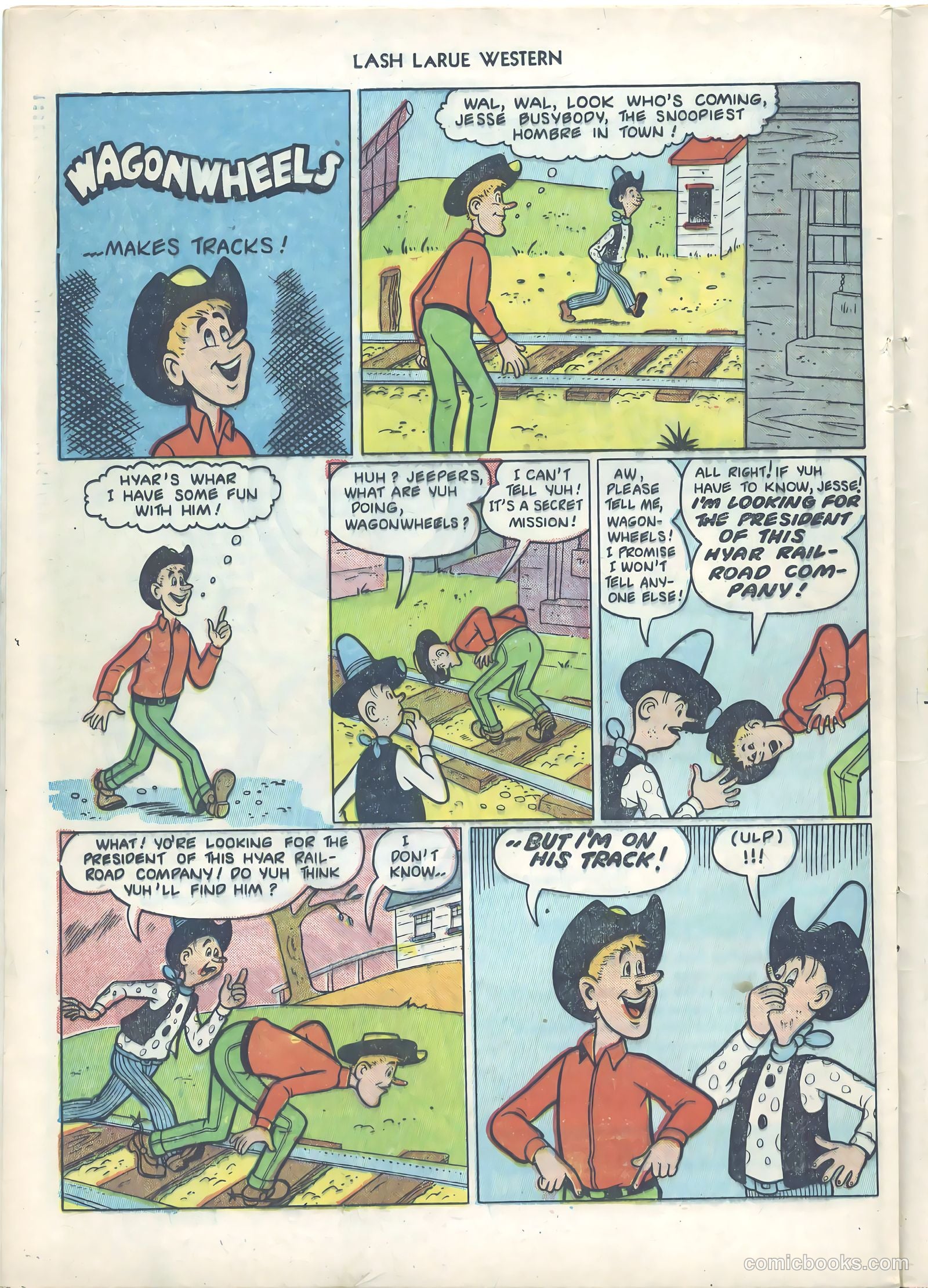 Lash LaRue Western #21 — page 24 of 36