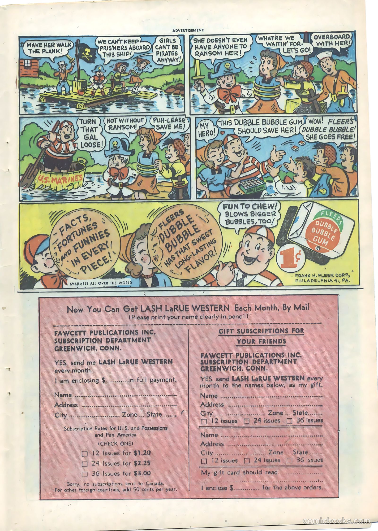 Lash LaRue Western #21 — page 25 of 36