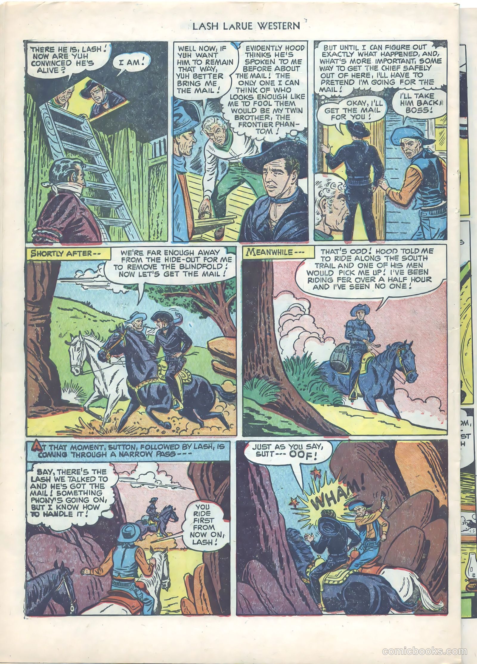 Lash LaRue Western #21 — page 30 of 36