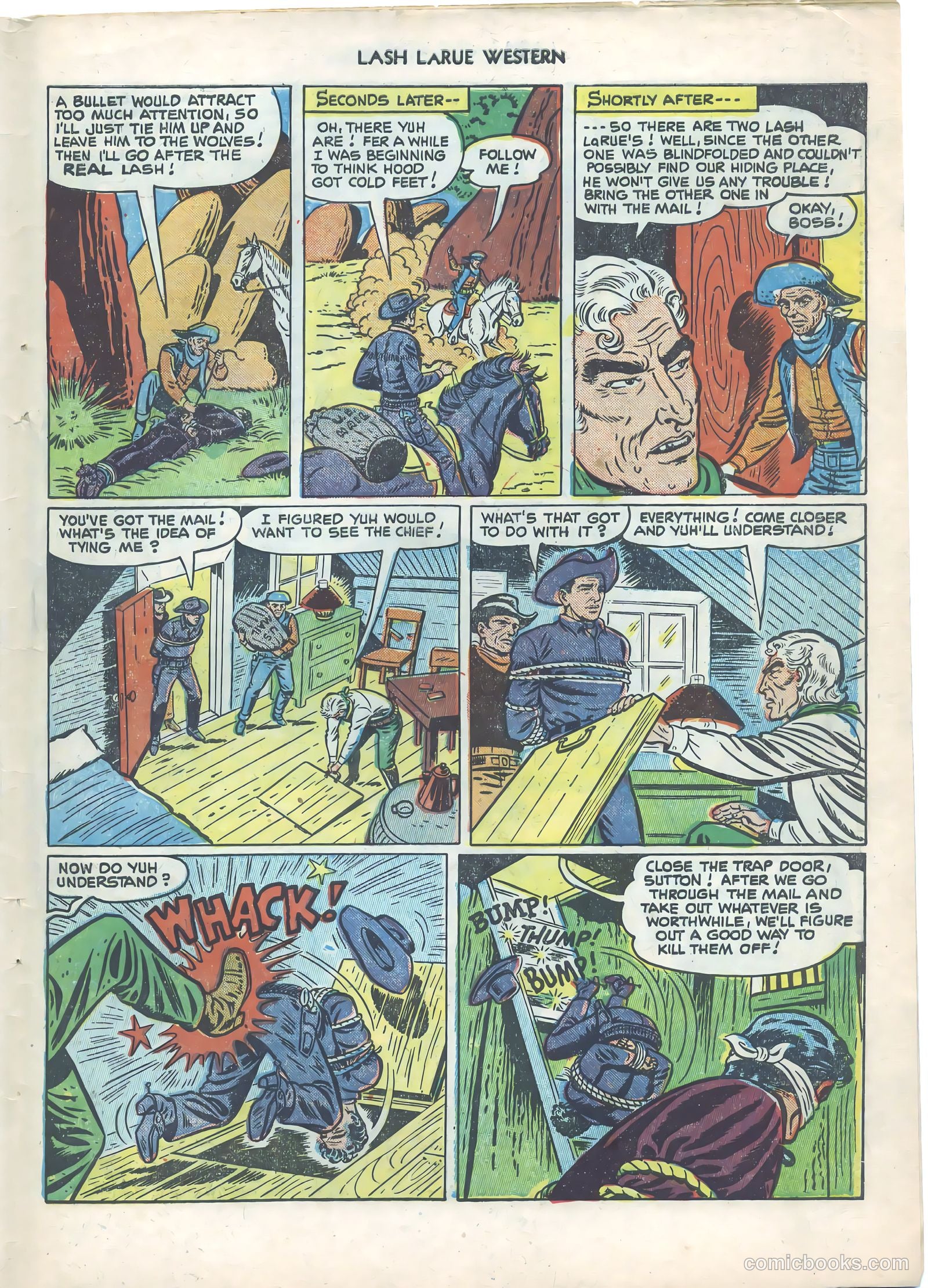 Lash LaRue Western #21 — page 31 of 36