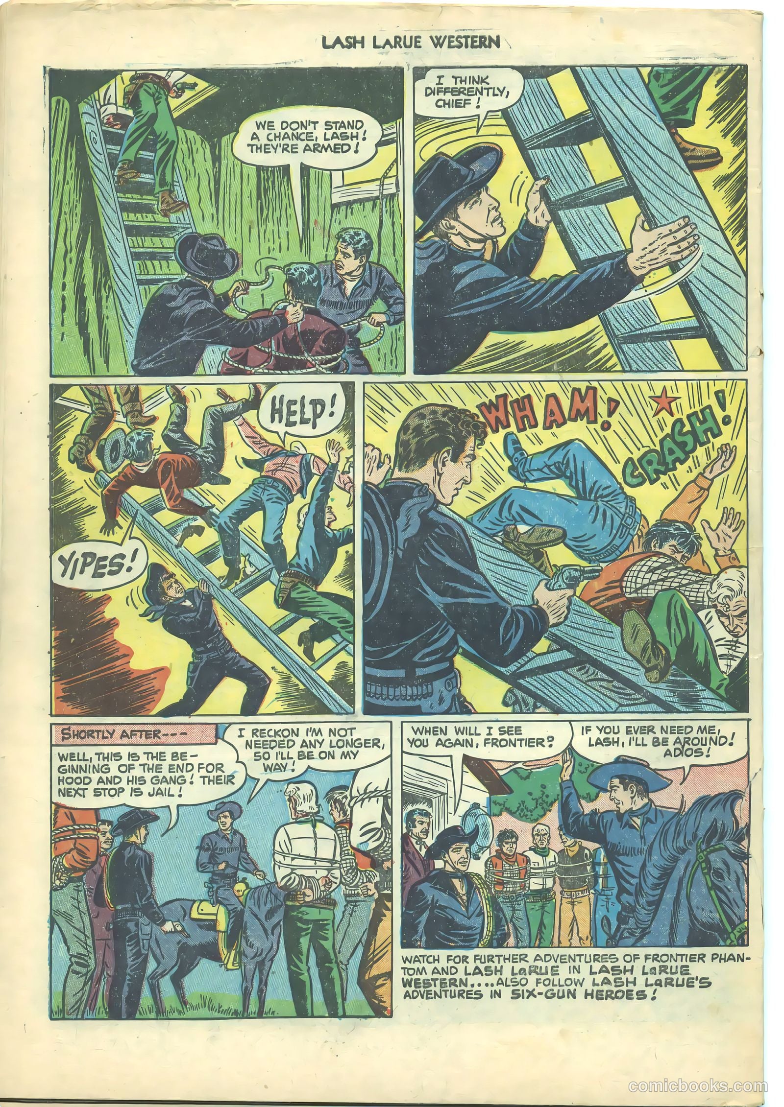 Lash LaRue Western #21 — page 34 of 36
