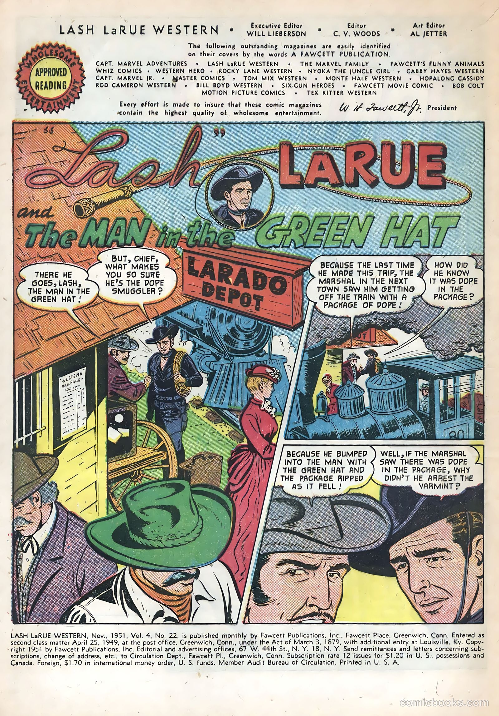Lash LaRue Western #22 — page 4 of 36