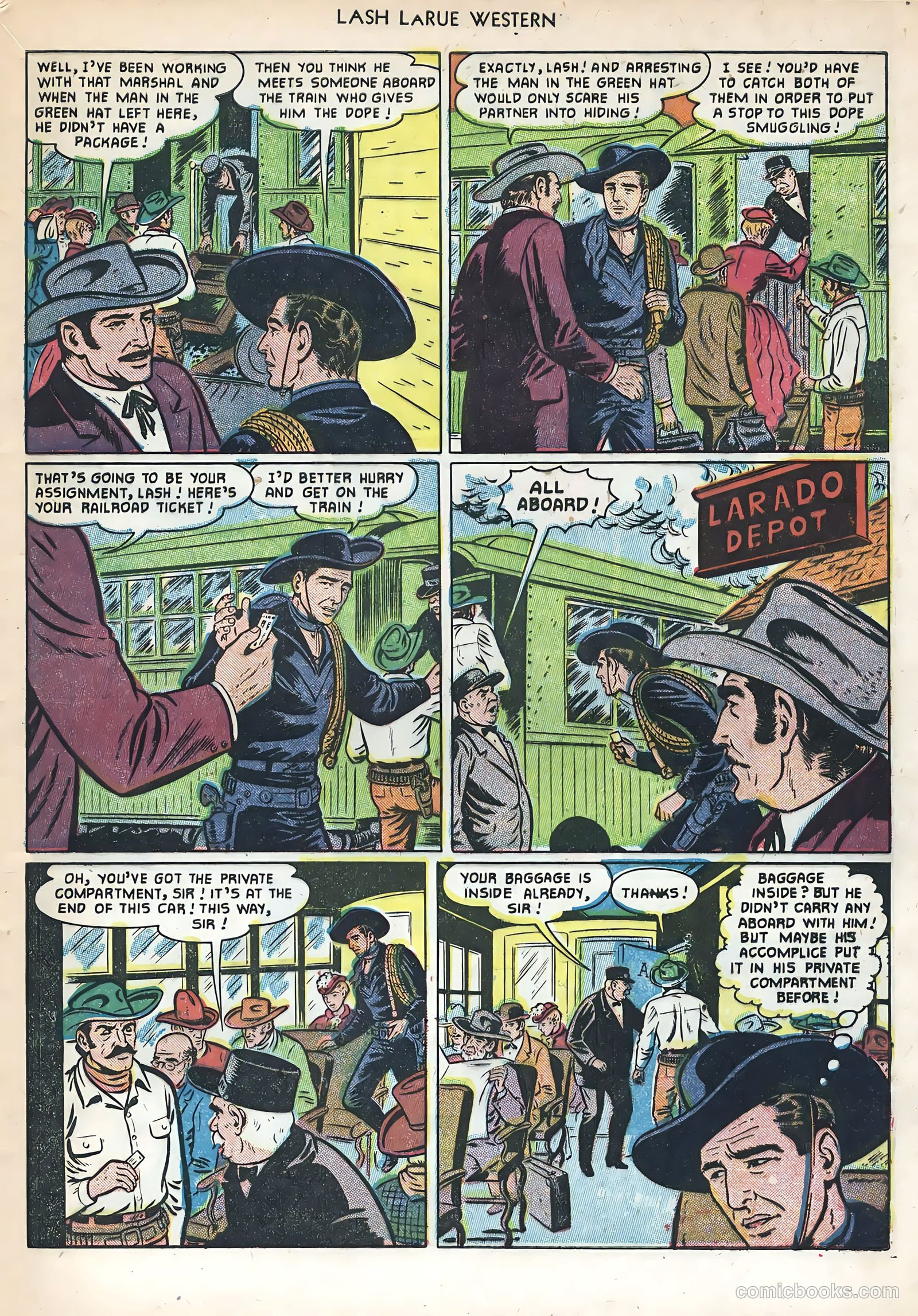 Lash LaRue Western #22 — page 5 of 36
