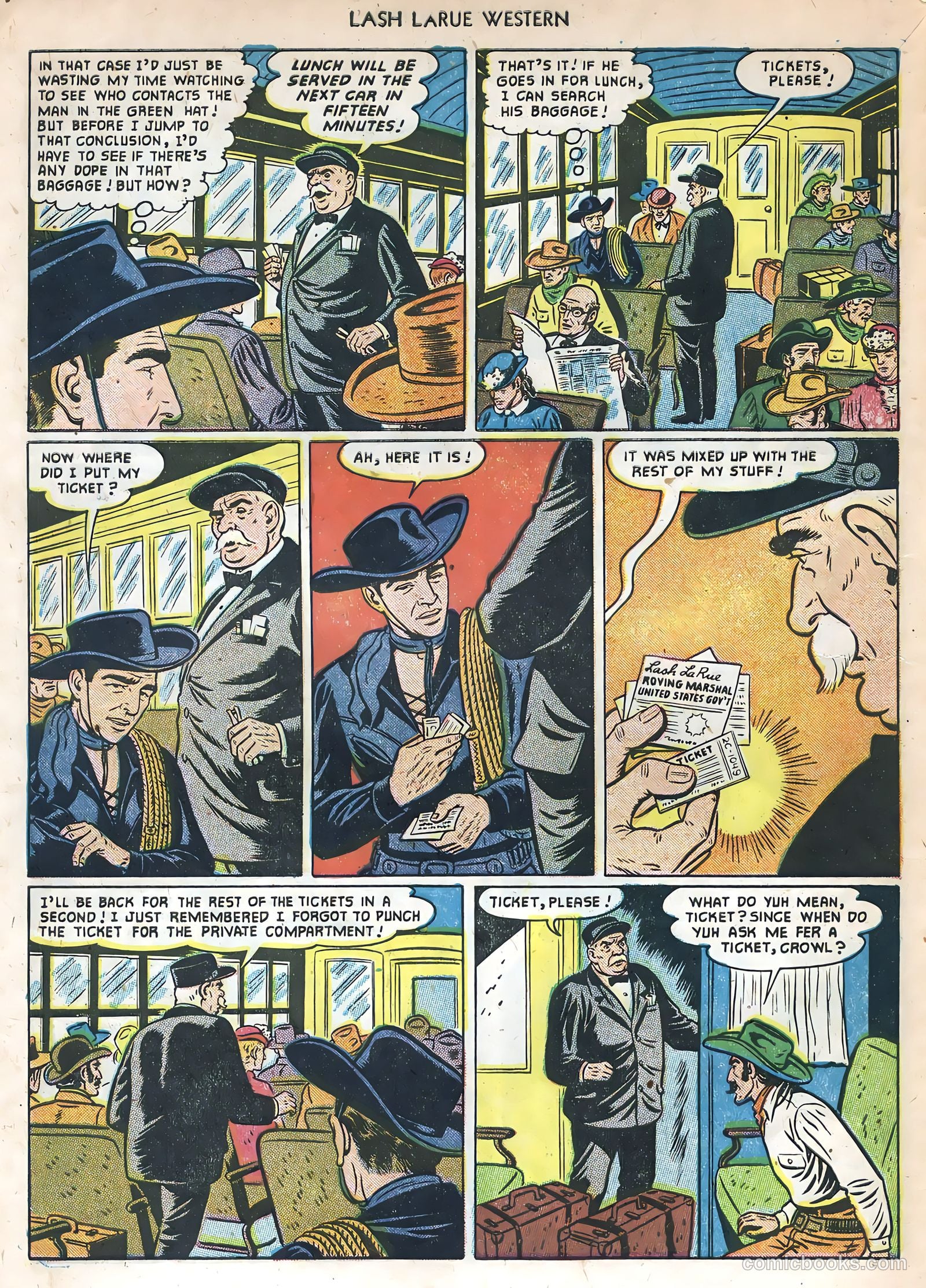 Lash LaRue Western #22 — page 6 of 36