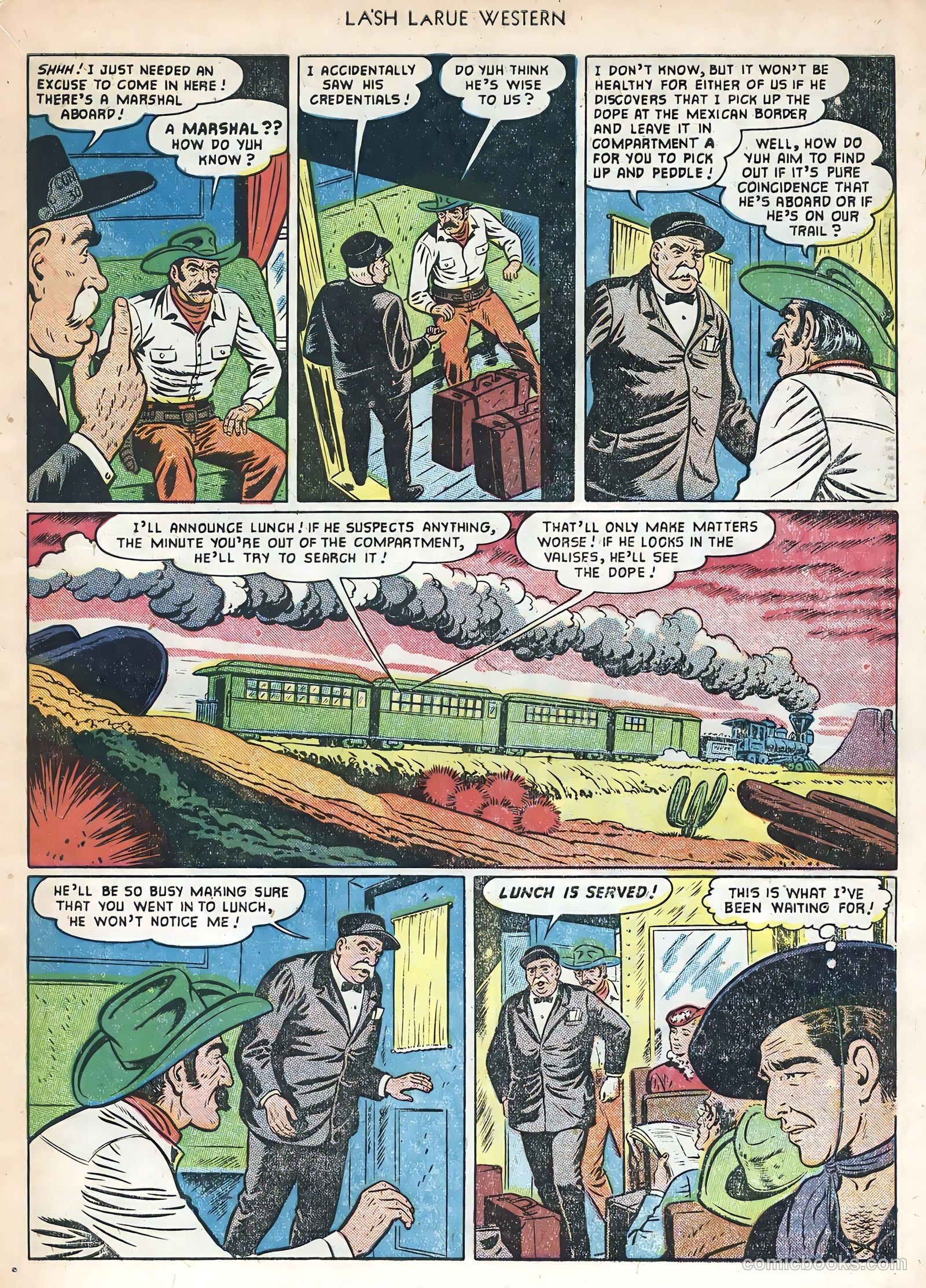 Lash LaRue Western #22 — page 7 of 36
