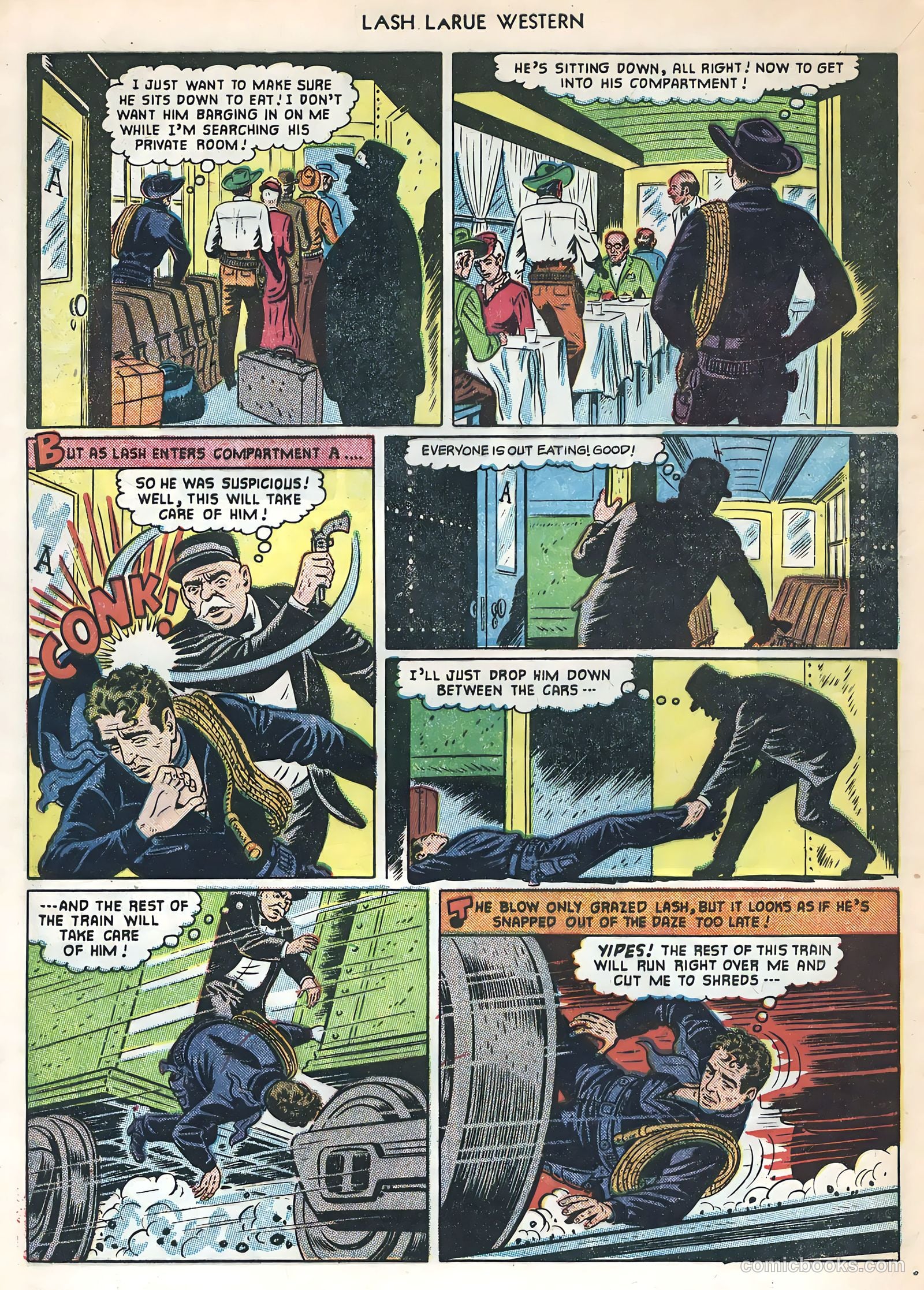 Lash LaRue Western #22 — page 8 of 36