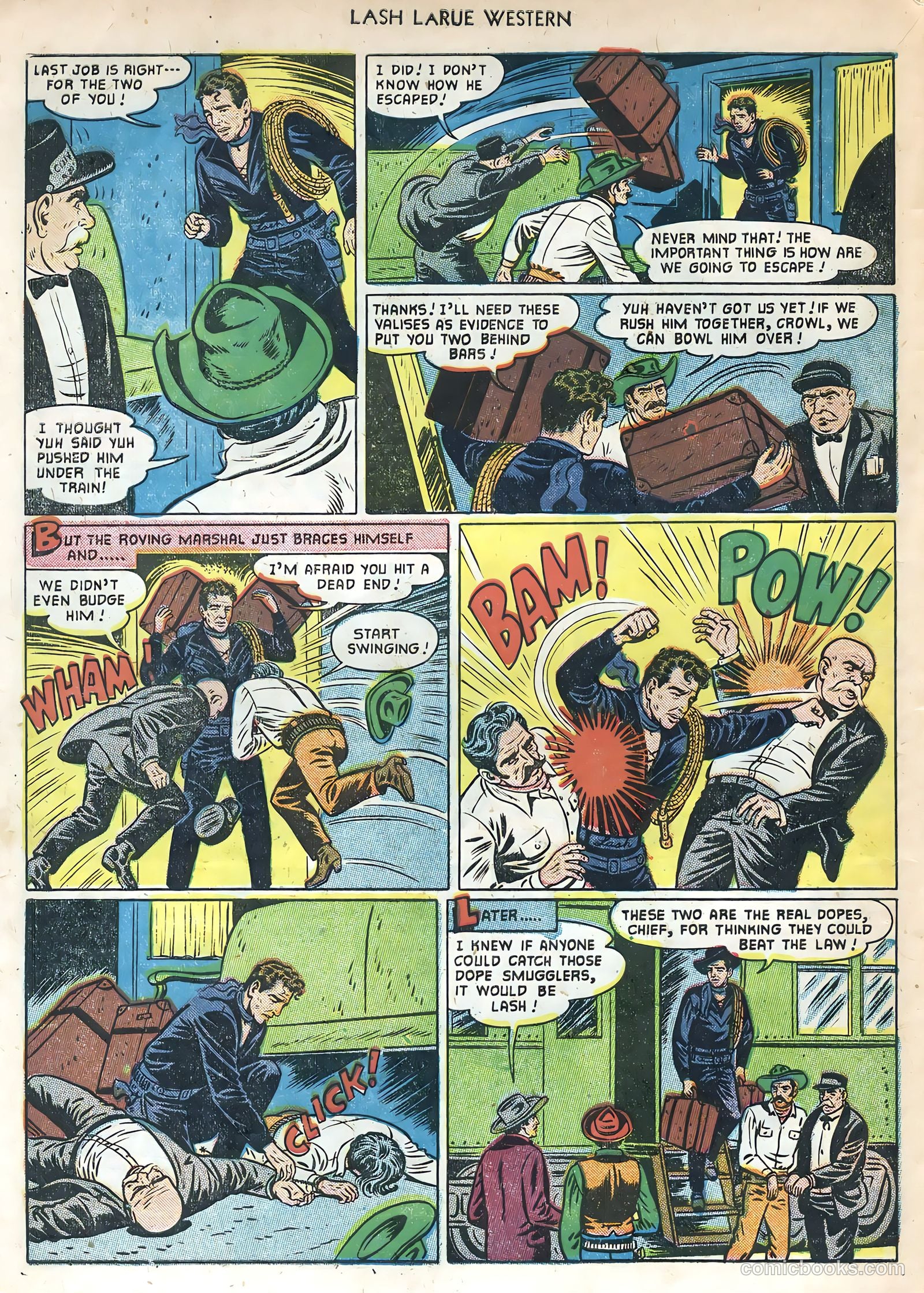 Lash LaRue Western #22 — page 10 of 36