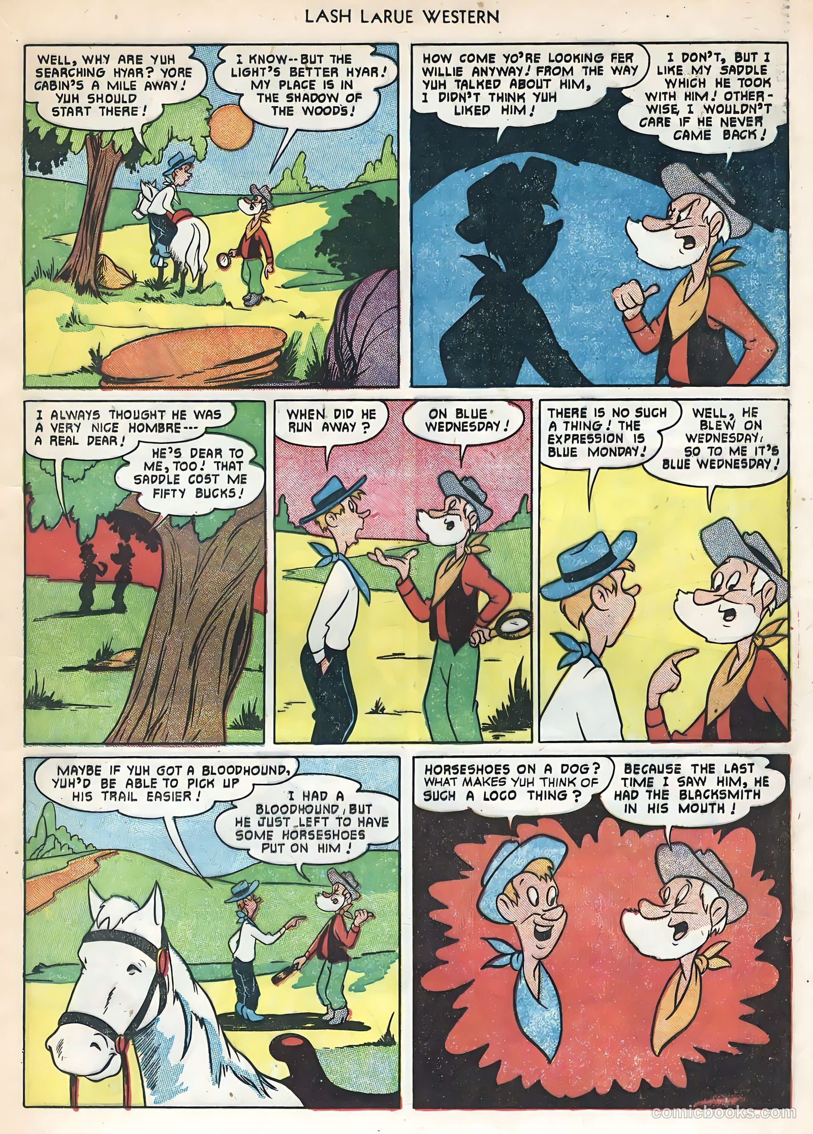 Lash LaRue Western #22 — page 13 of 36