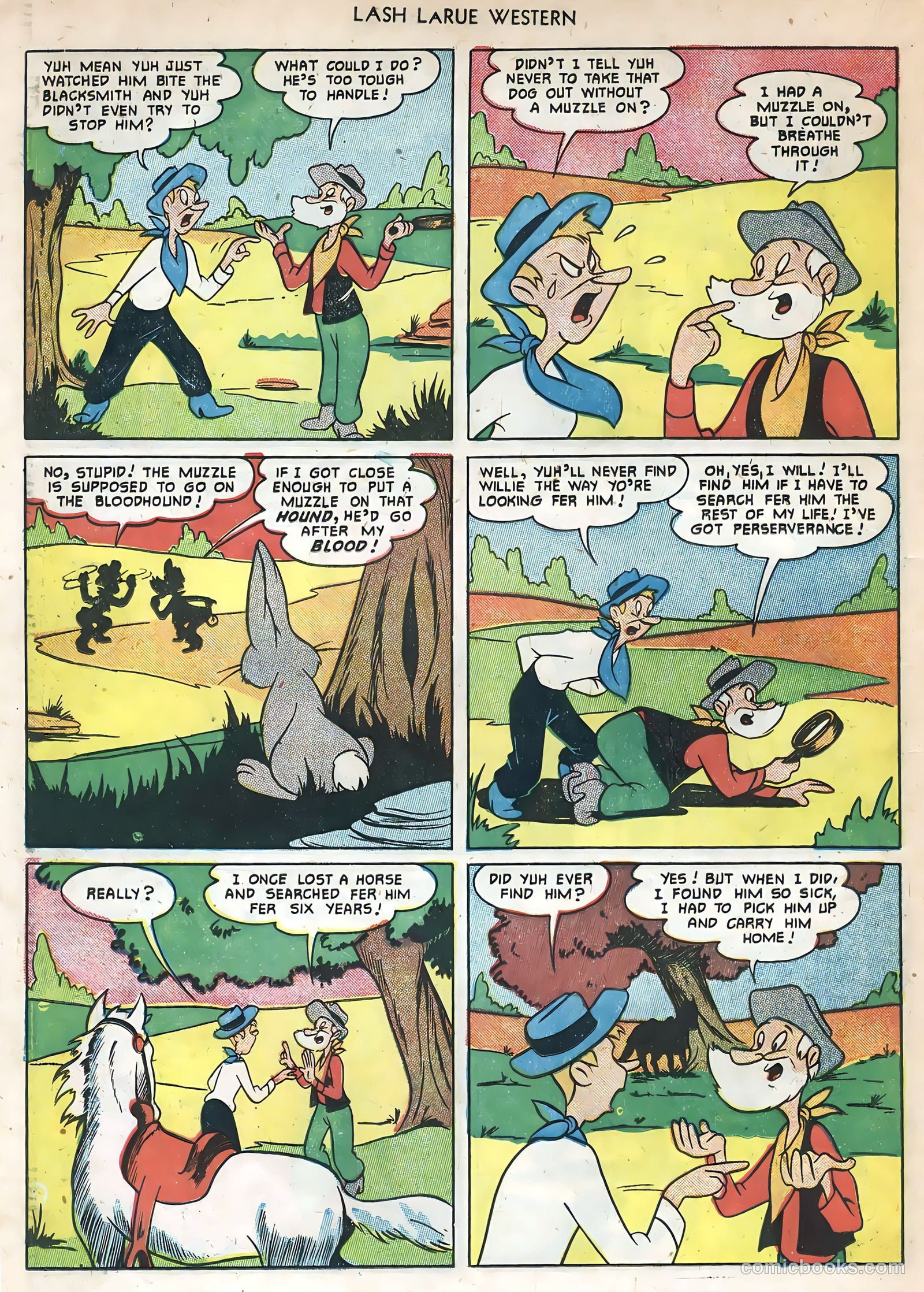 Lash LaRue Western #22 — page 14 of 36