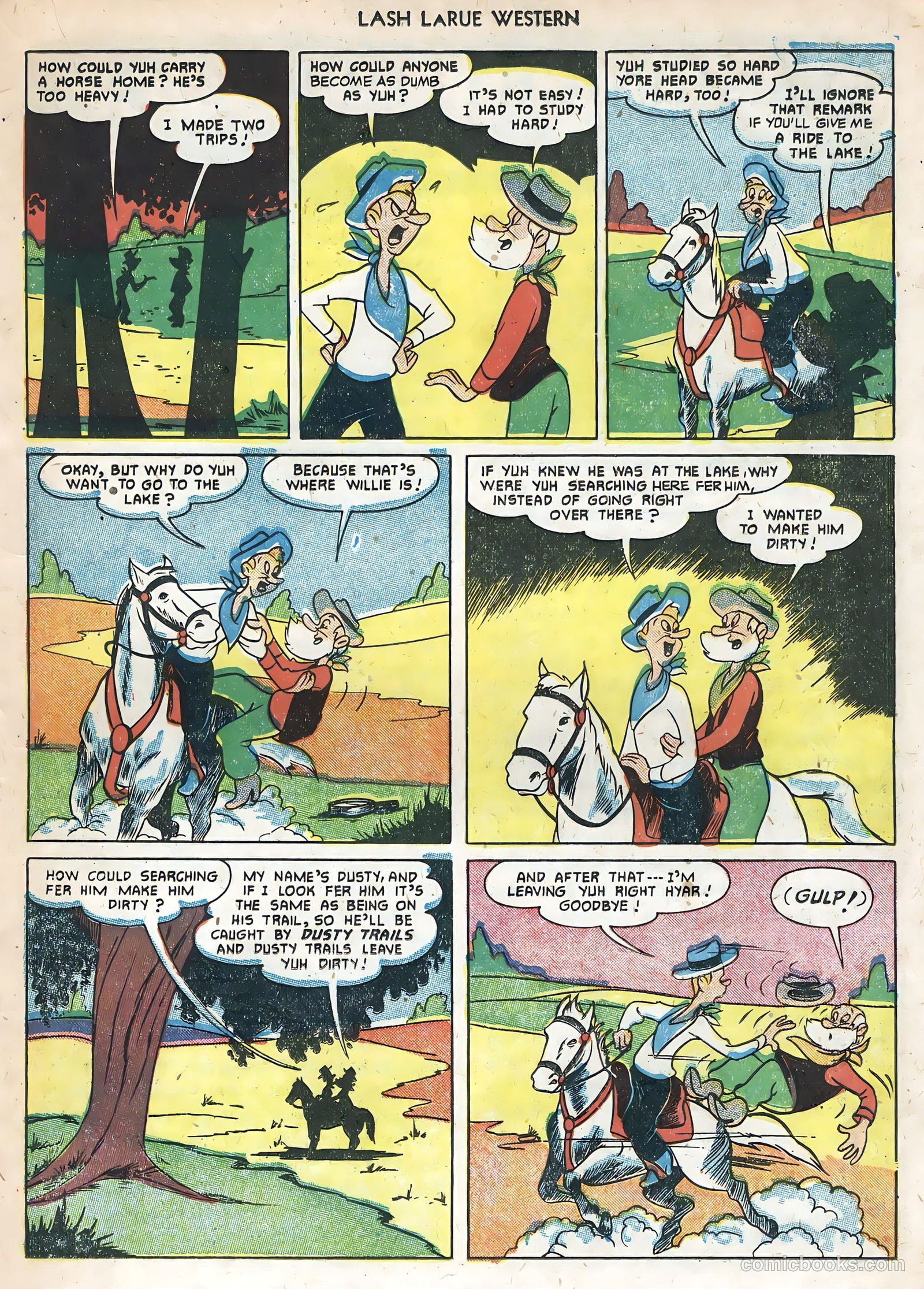 Lash LaRue Western #22 — page 15 of 36