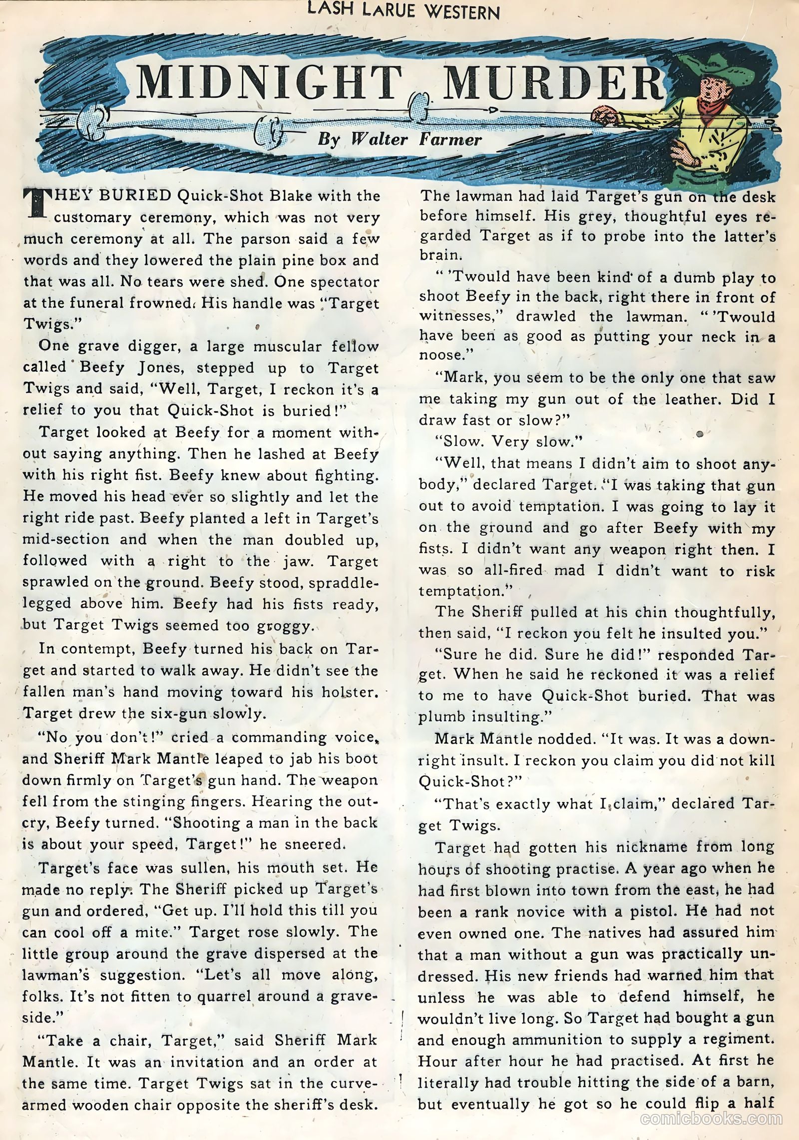 Lash LaRue Western #22 — page 16 of 36