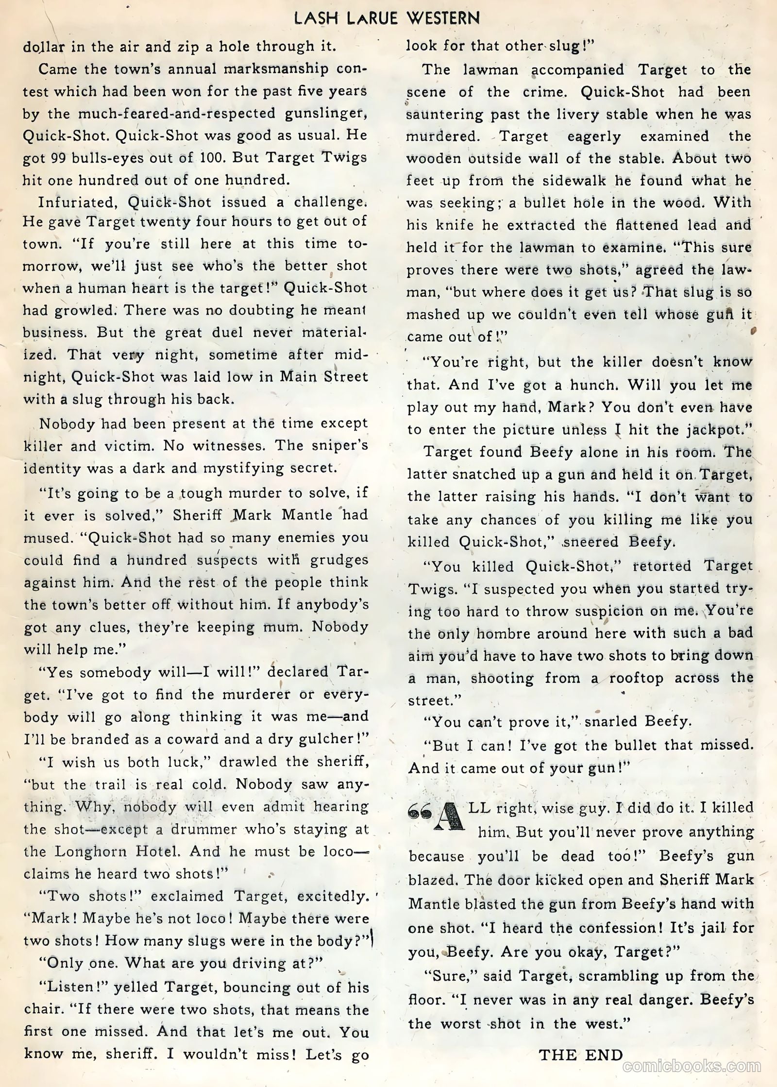 Lash LaRue Western #22 — page 17 of 36