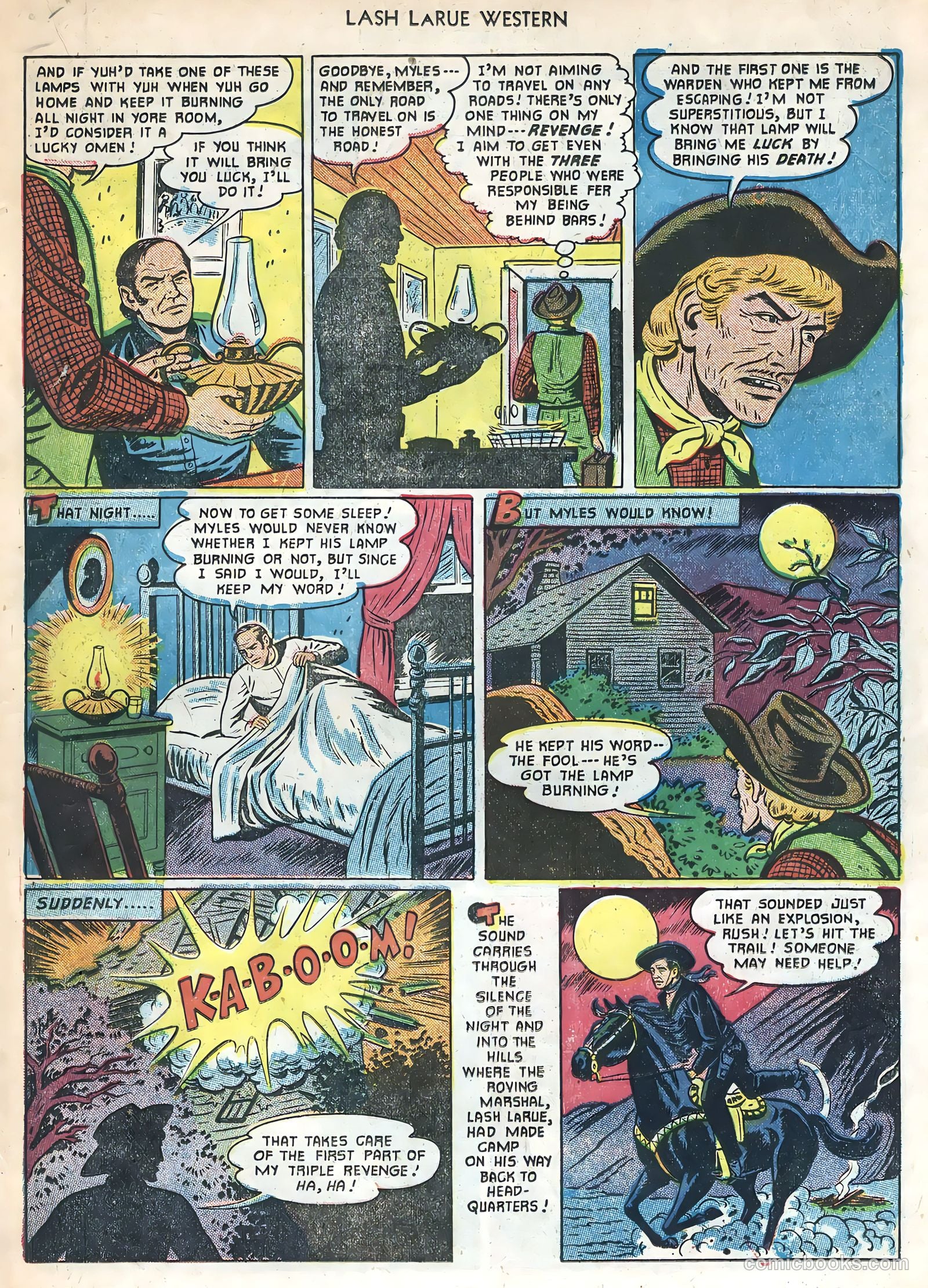 Lash LaRue Western #22 — page 19 of 36