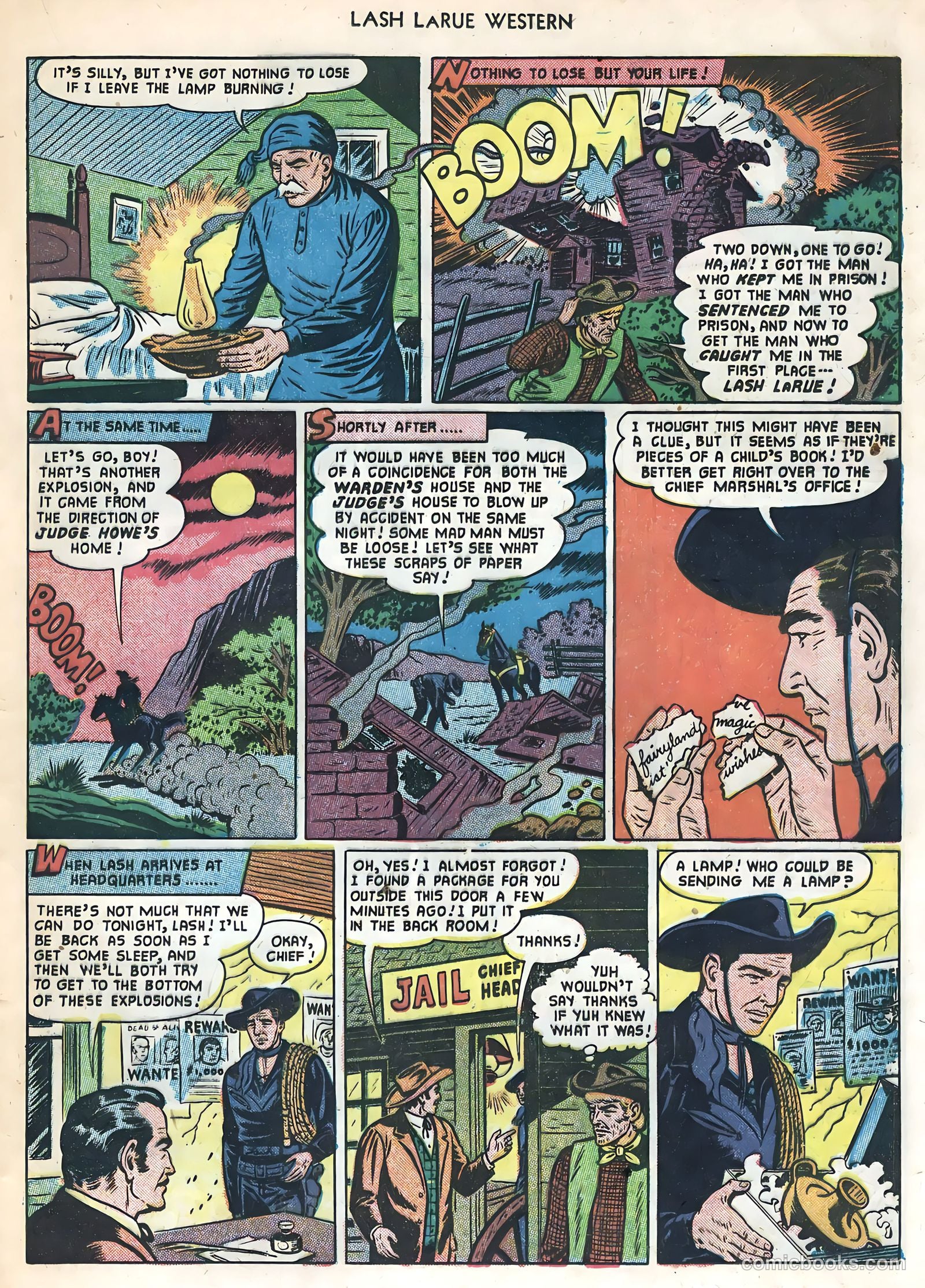 Lash LaRue Western #22 — page 21 of 36