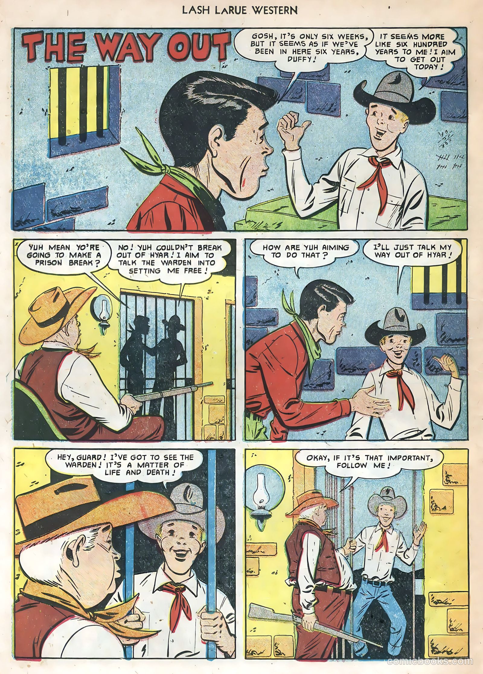 Lash LaRue Western #22 — page 26 of 36