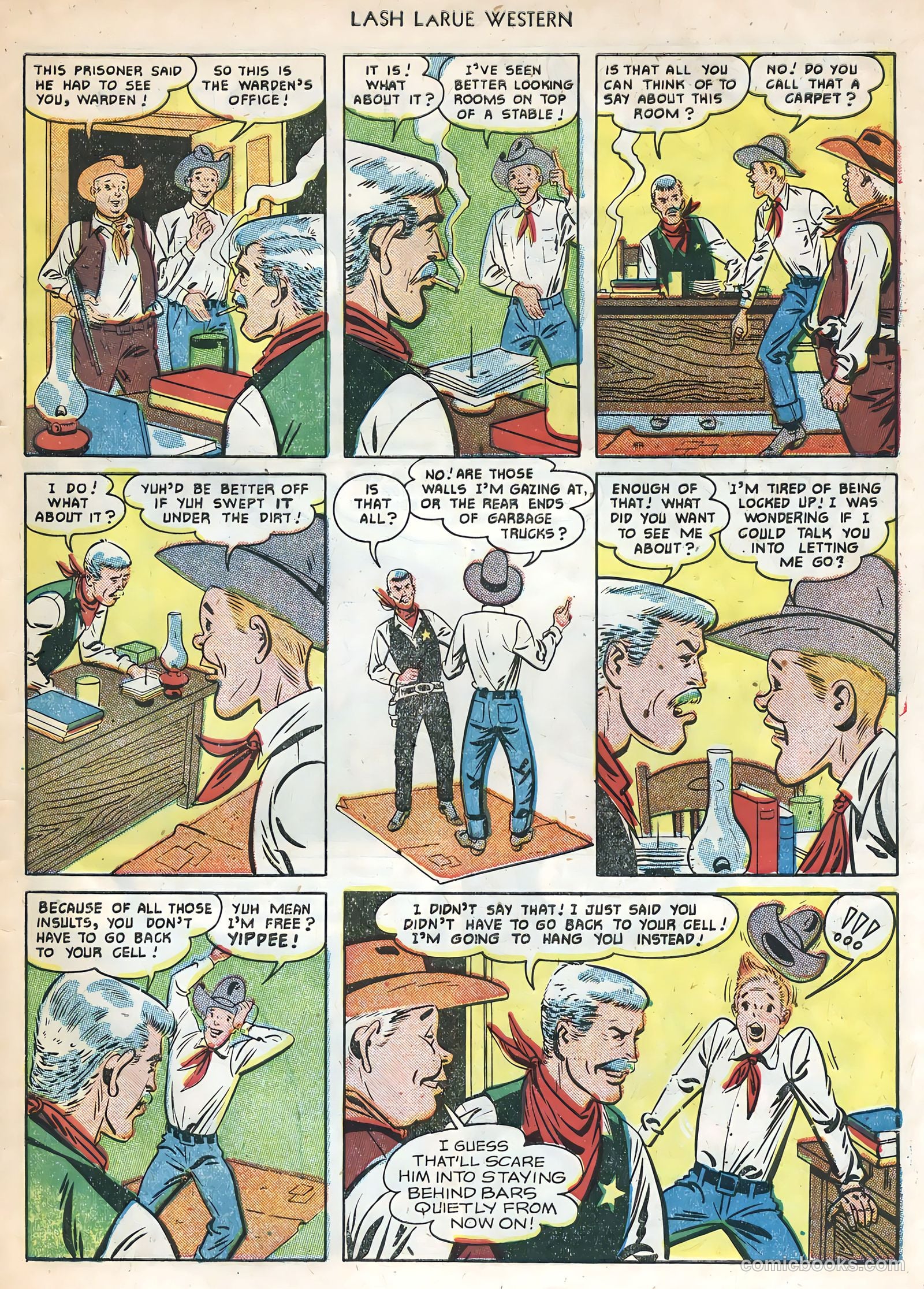 Lash LaRue Western #22 — page 27 of 36