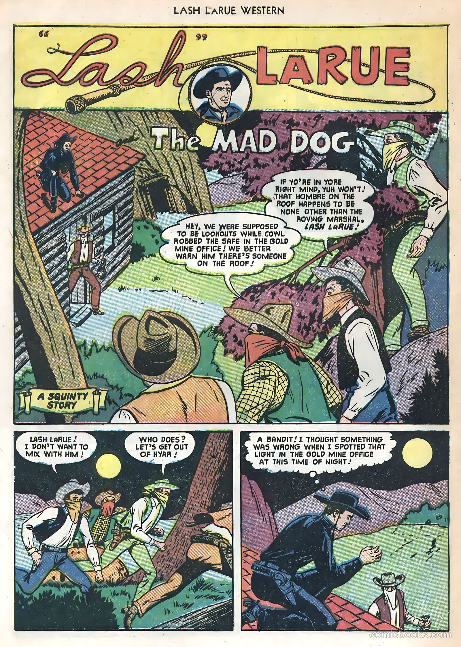 Lash LaRue Western #22 — page 28 of 36