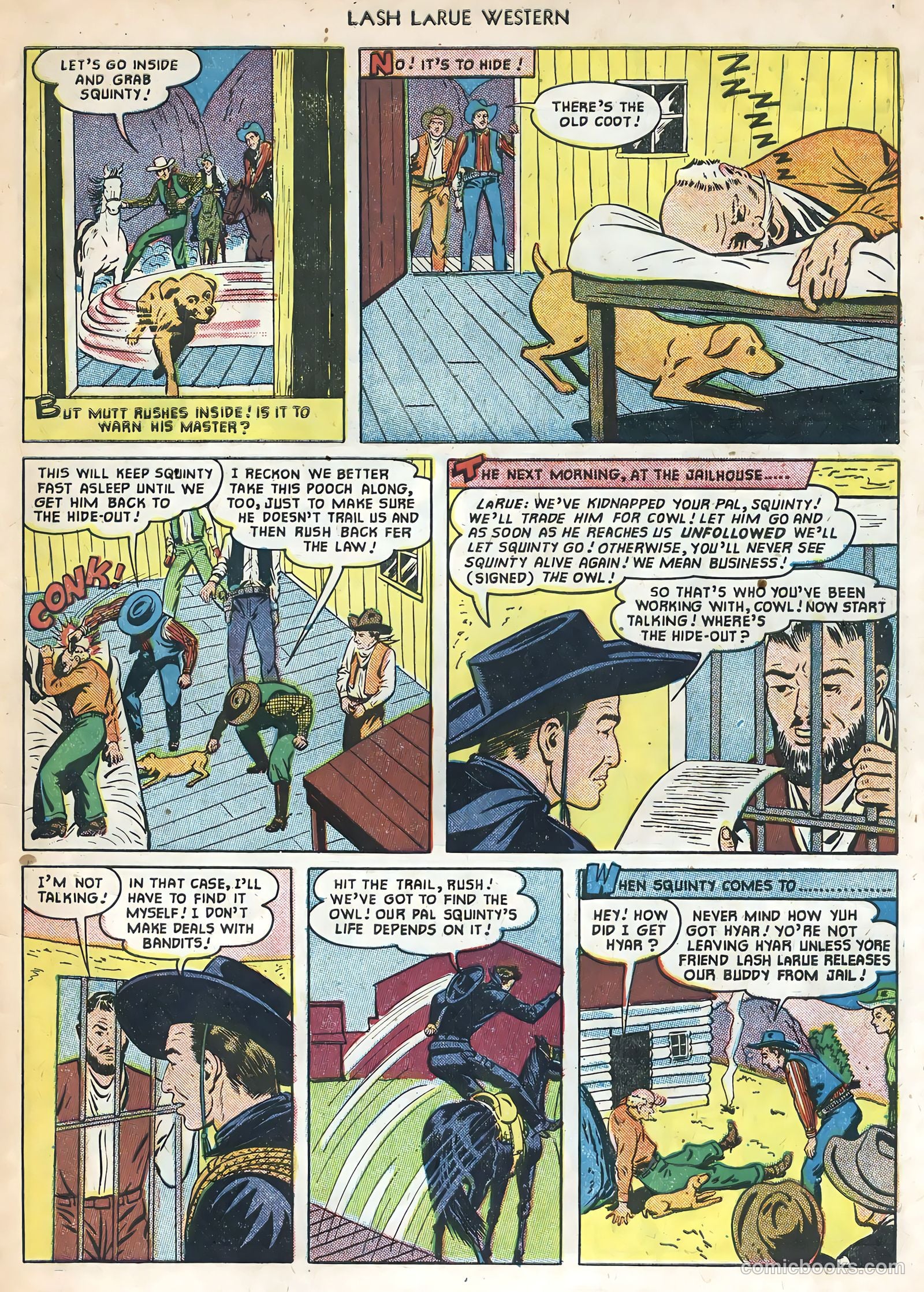 Lash LaRue Western #22 — page 31 of 36