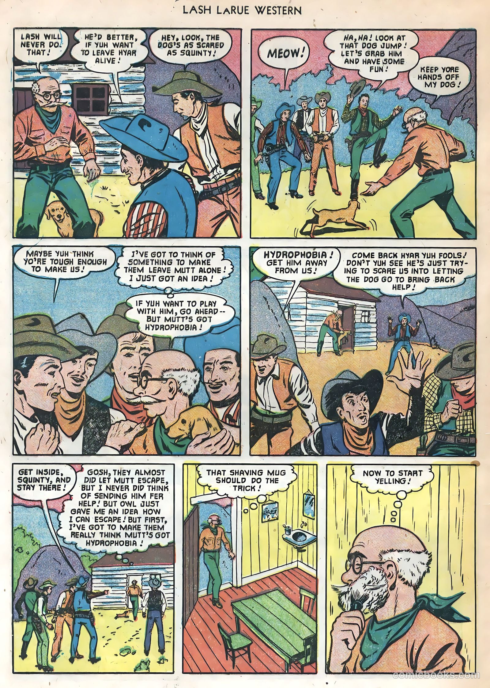 Lash LaRue Western #22 — page 32 of 36