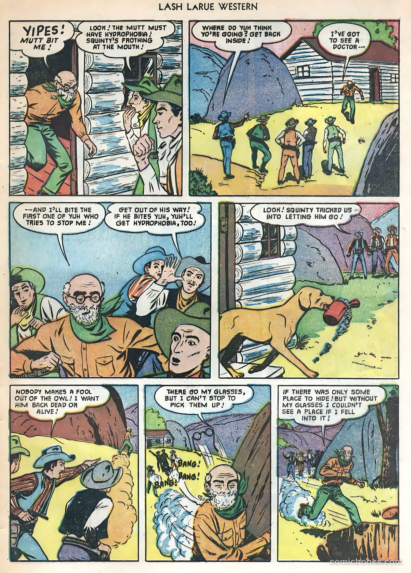 Lash LaRue Western #22 — page 33 of 36