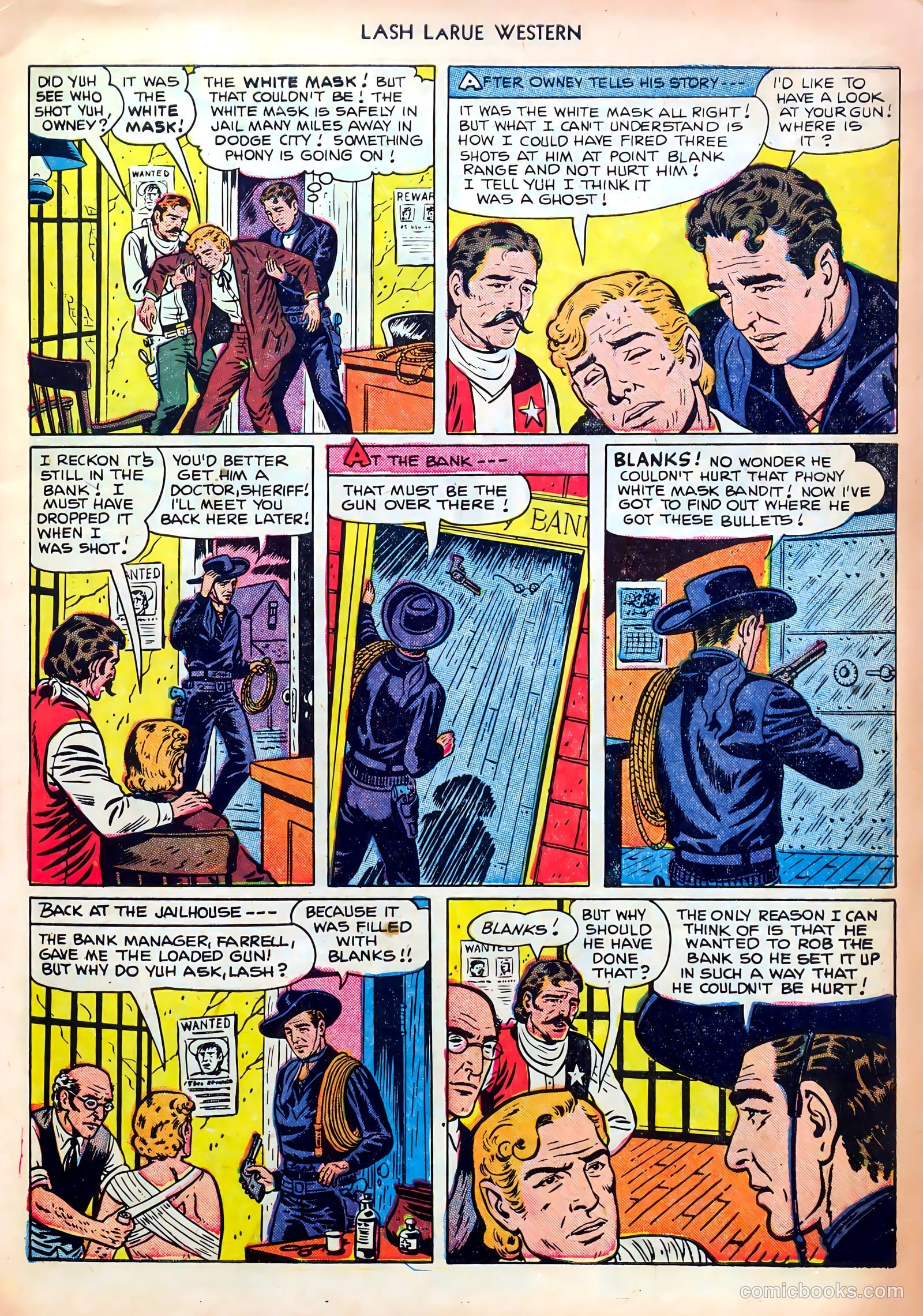 Lash LaRue Western #23 — page 9 of 36