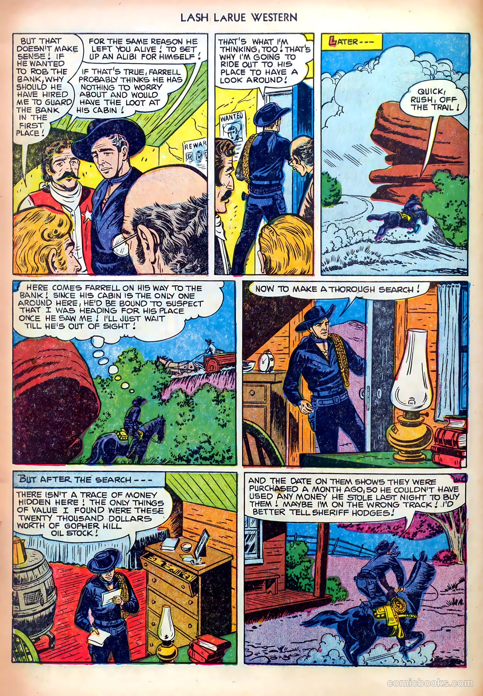 Lash LaRue Western #23 — page 10 of 36