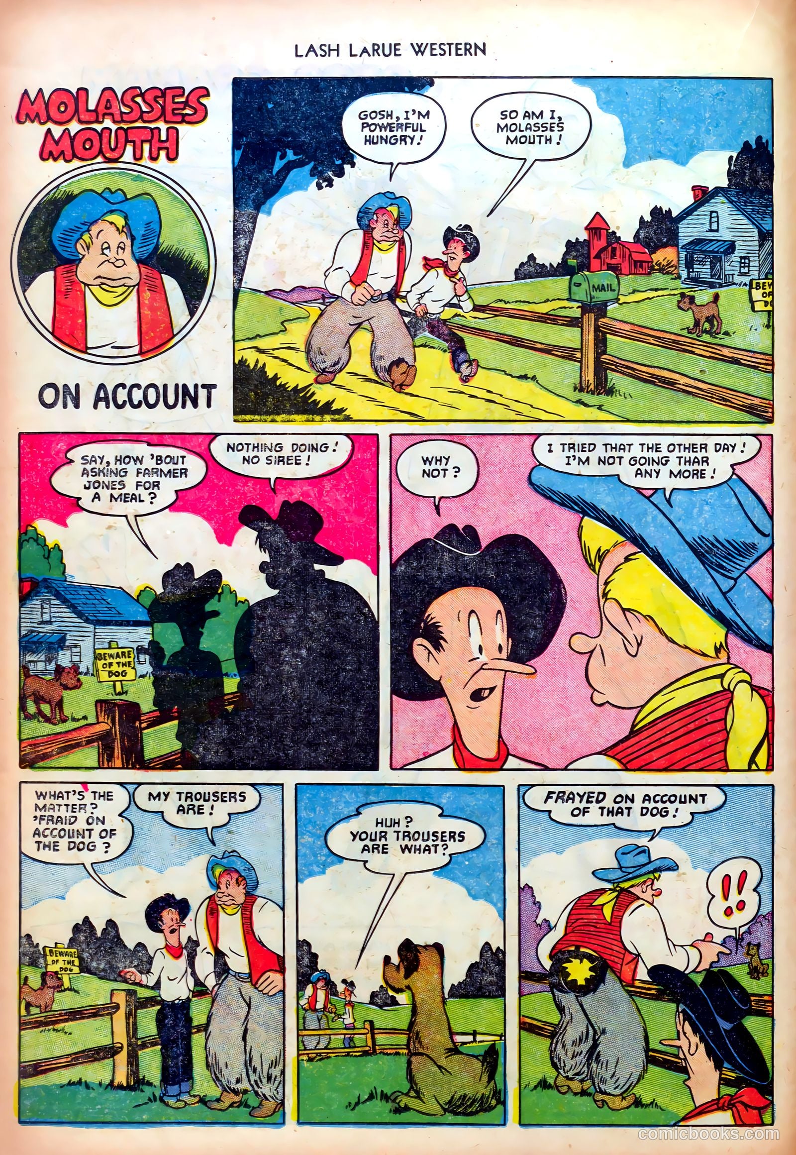 Lash LaRue Western #23 — page 14 of 36