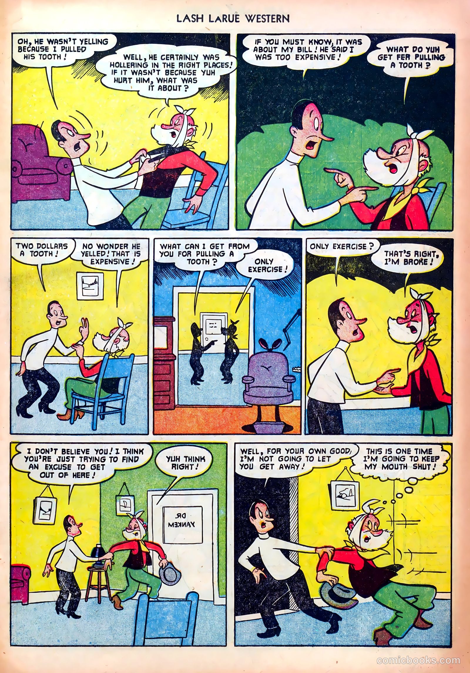 Lash LaRue Western #23 — page 19 of 36