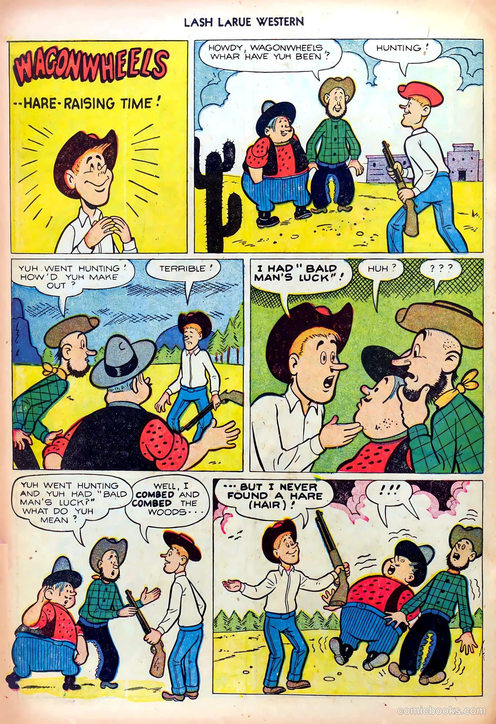 Lash LaRue Western #23 — page 22 of 36