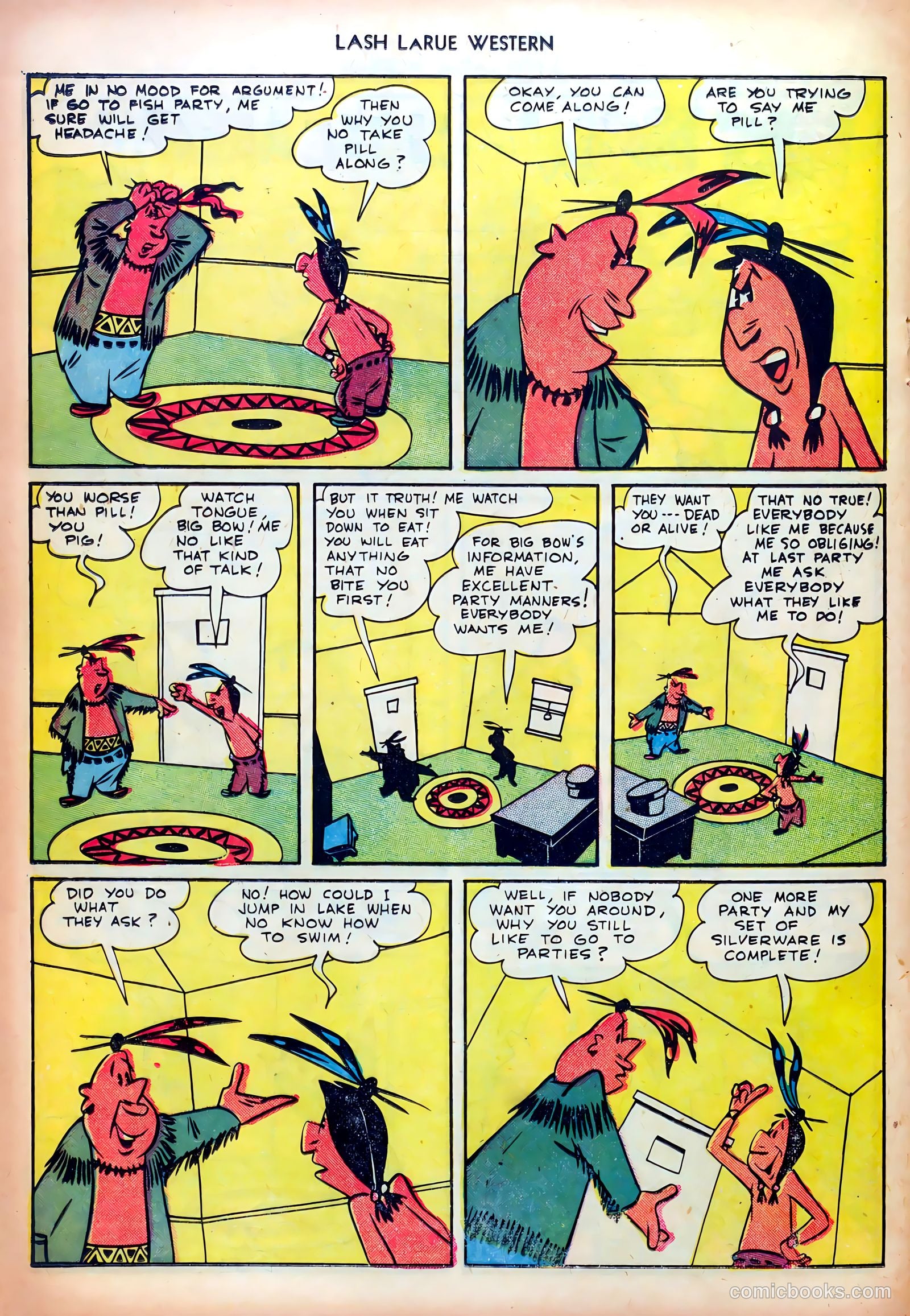 Lash LaRue Western #23 — page 24 of 36