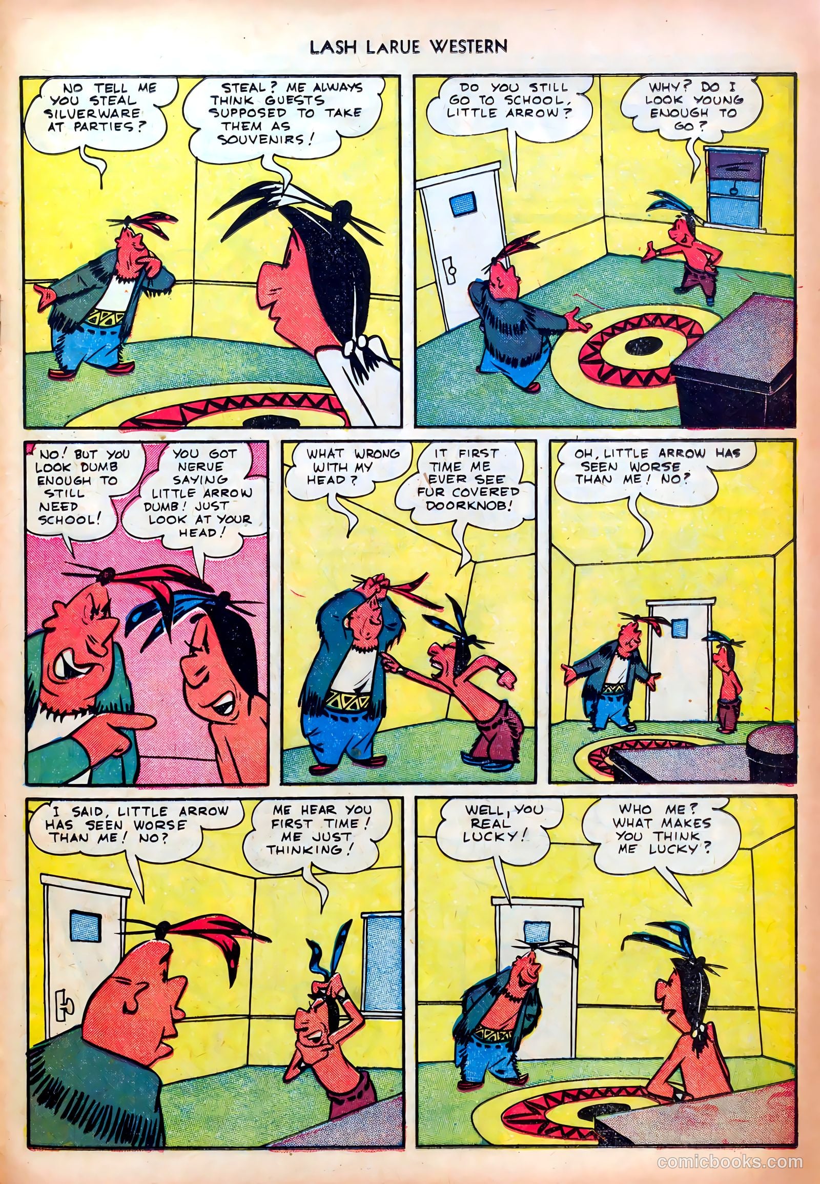 Lash LaRue Western #23 — page 25 of 36