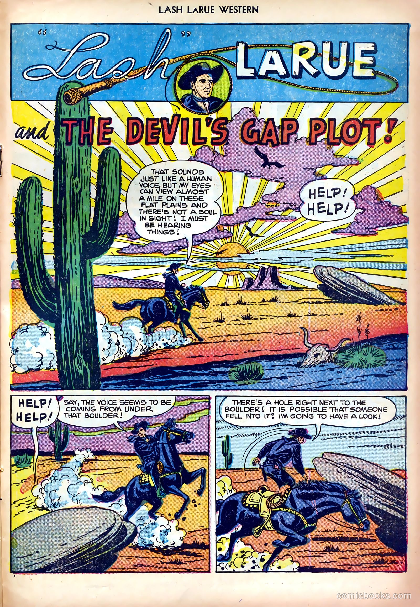 Lash LaRue Western #23 — page 27 of 36