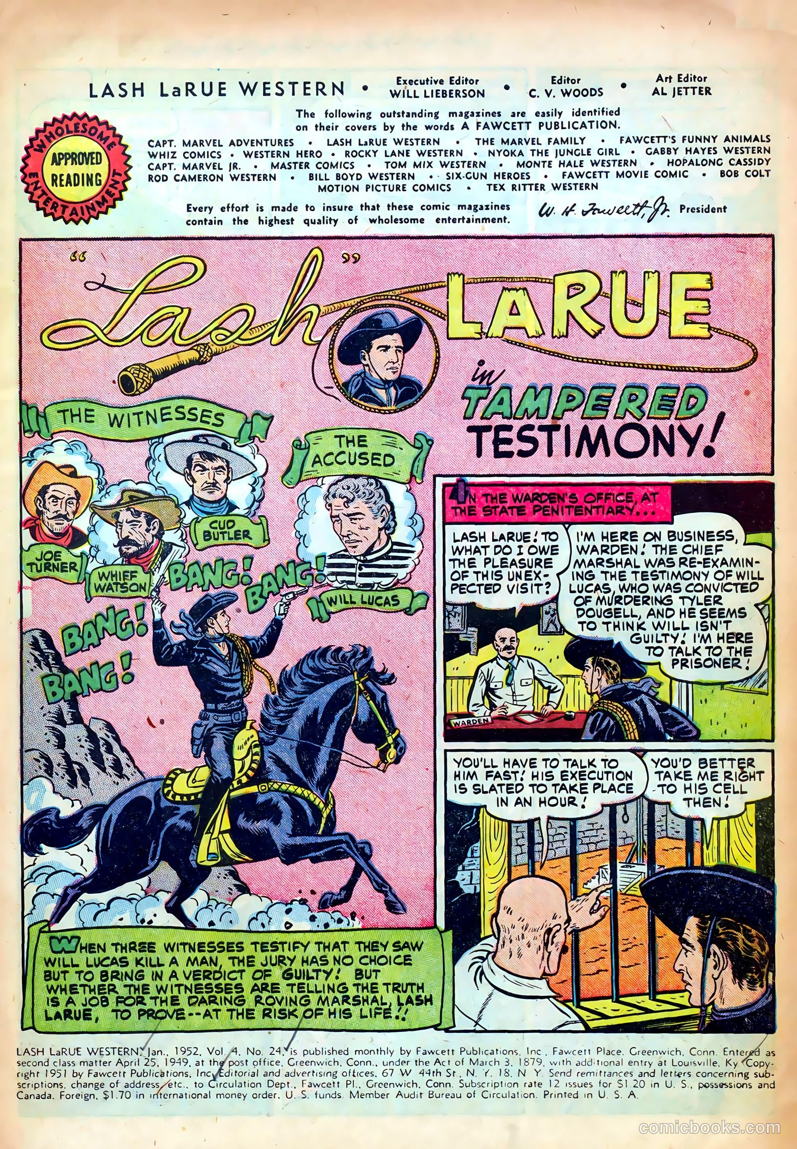 Lash LaRue Western #24 — page 3 of 36