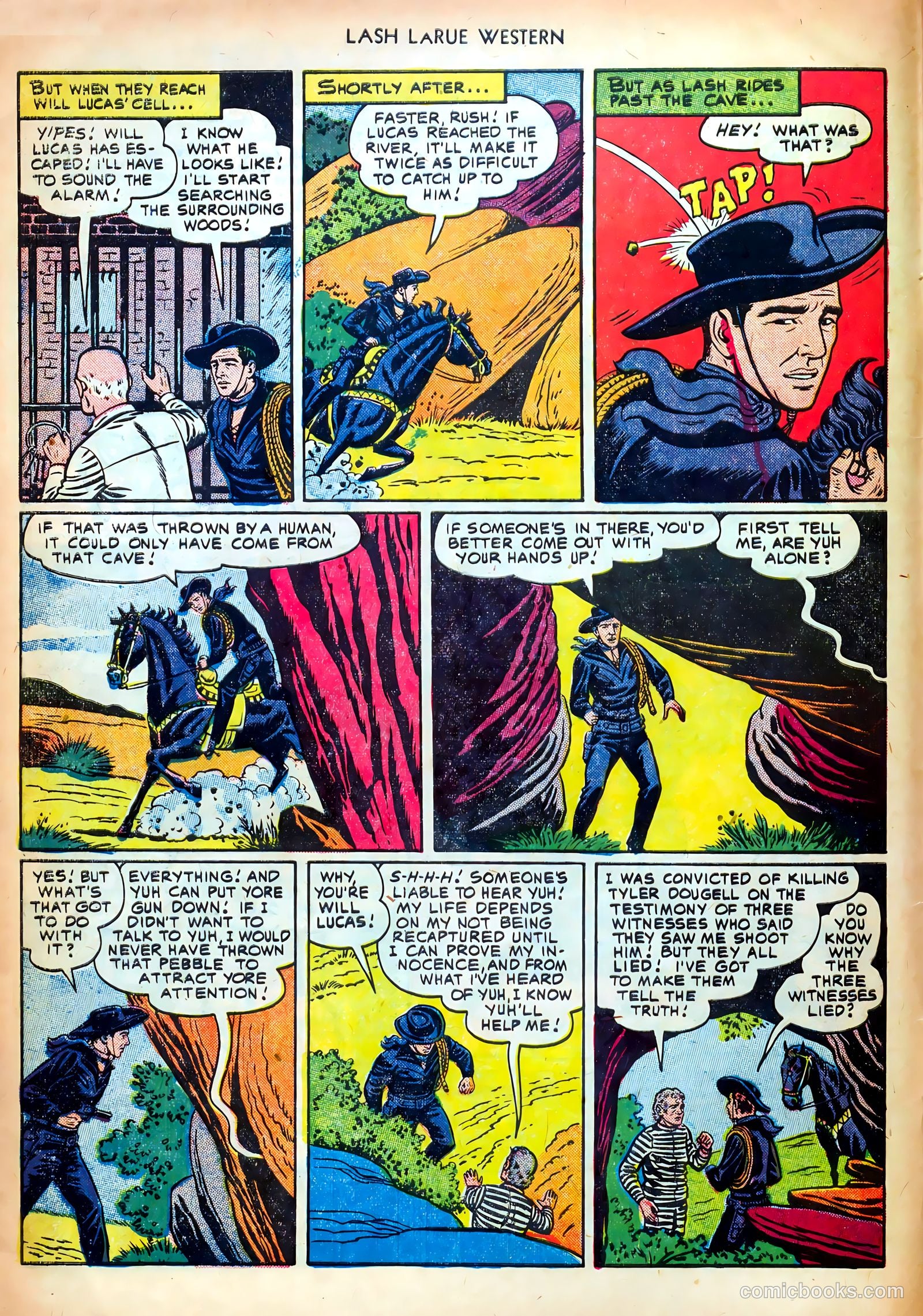 Lash LaRue Western #24 — page 4 of 36
