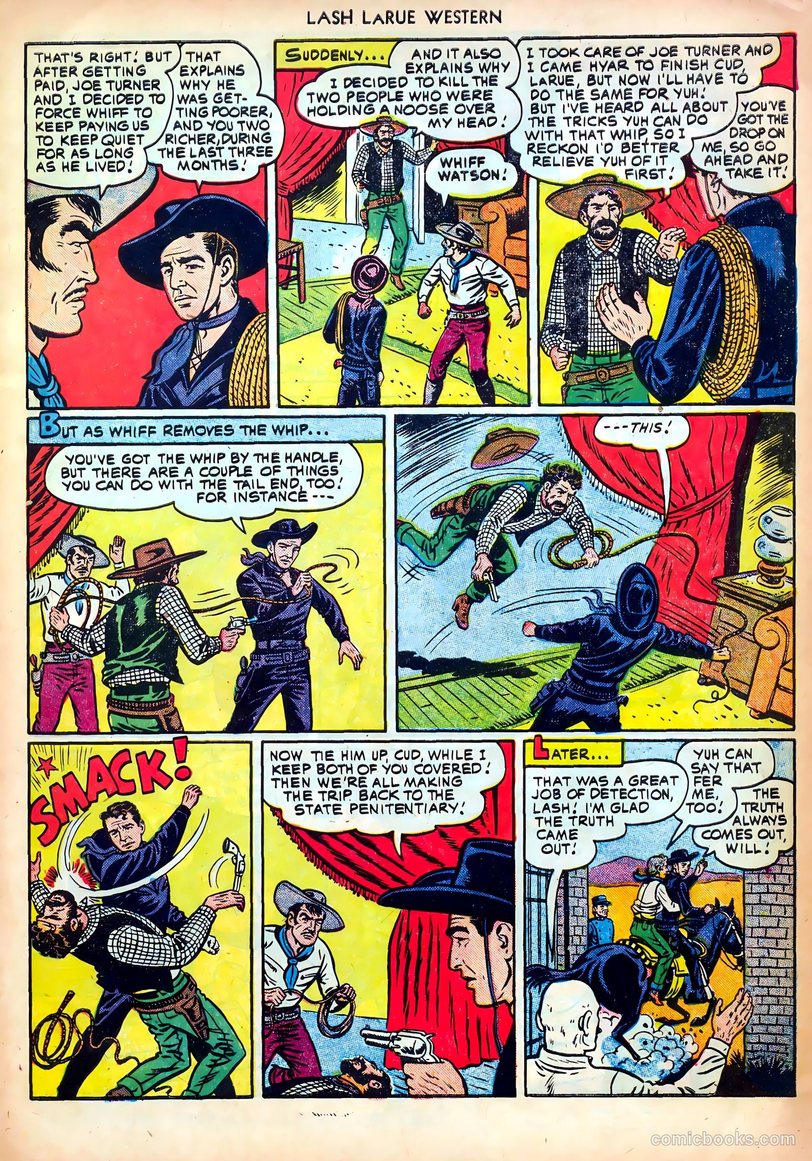 Lash LaRue Western #24 — page 9 of 36