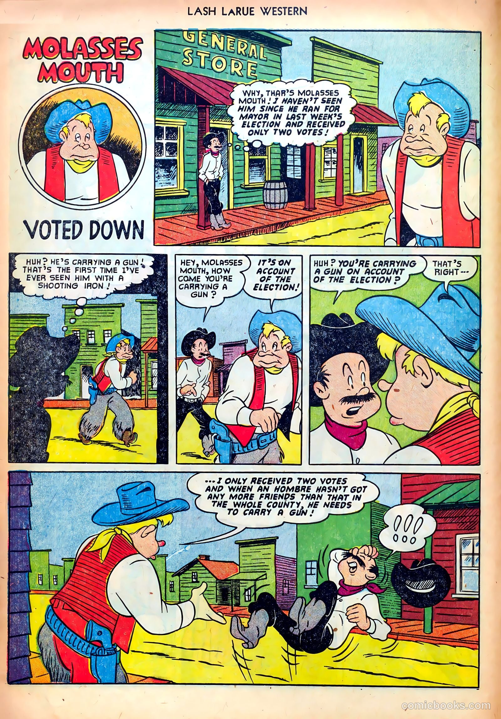 Lash LaRue Western #24 — page 10 of 36