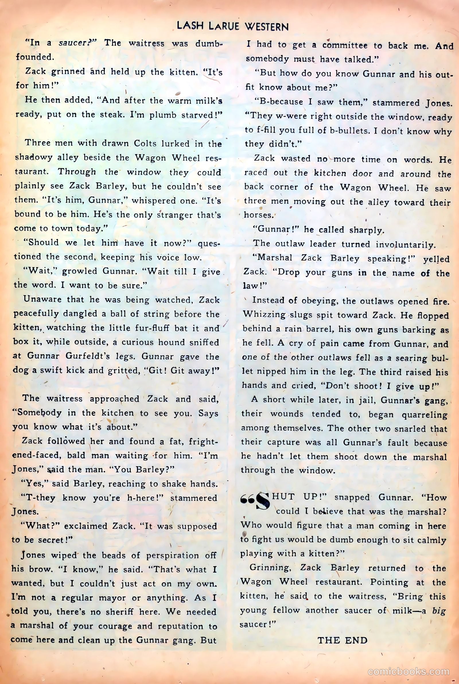 Lash LaRue Western #24 — page 13 of 36