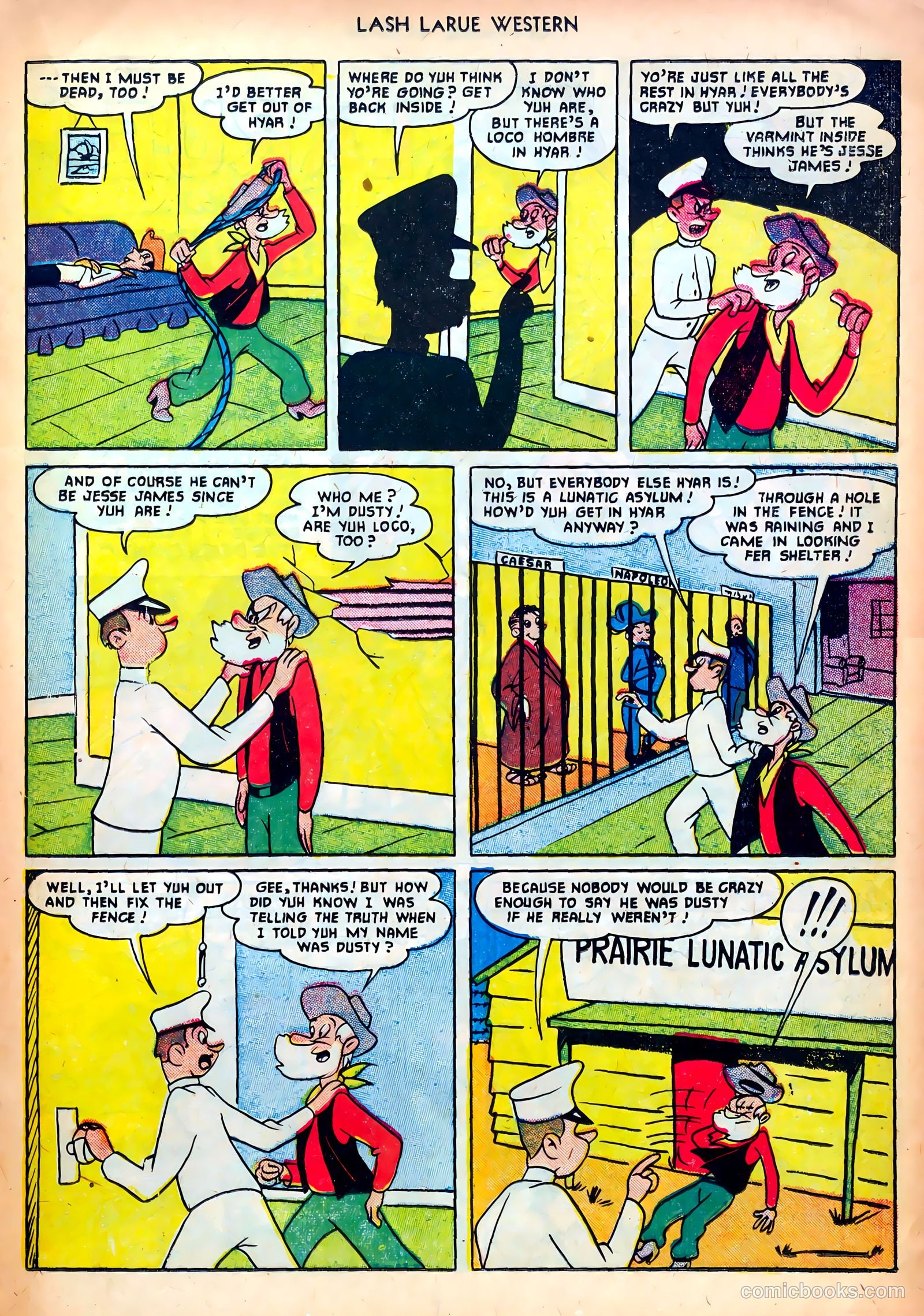 Lash LaRue Western #24 — page 17 of 36